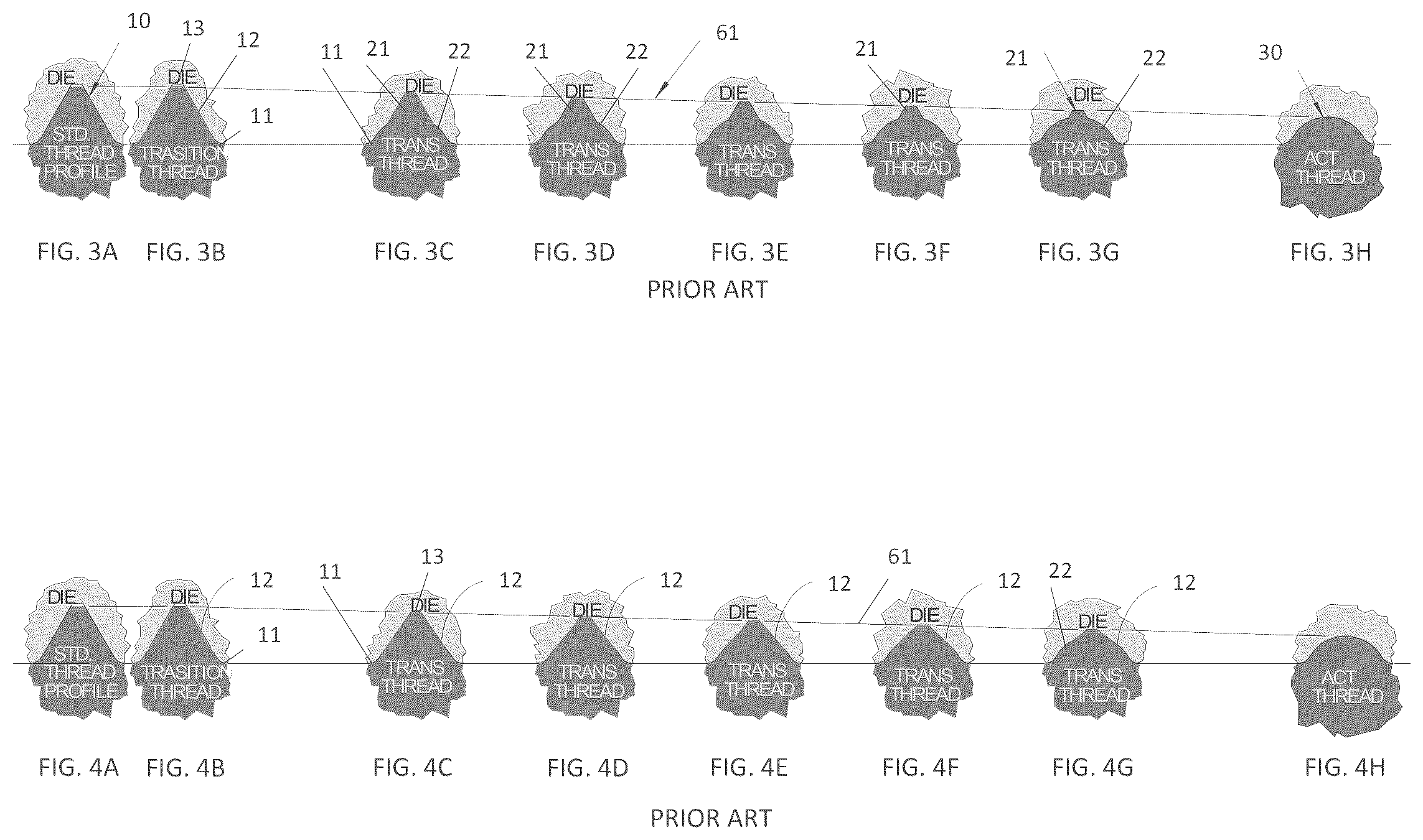 Patent US12497992 Figure 2 – Shortened fastener with locally controlled thread height