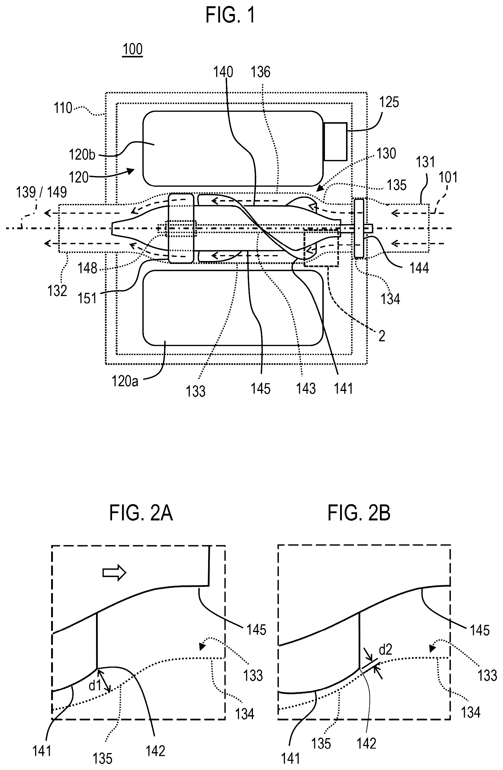 Patent US12504027 — Axial pump with adjustable impeller — Figure 1