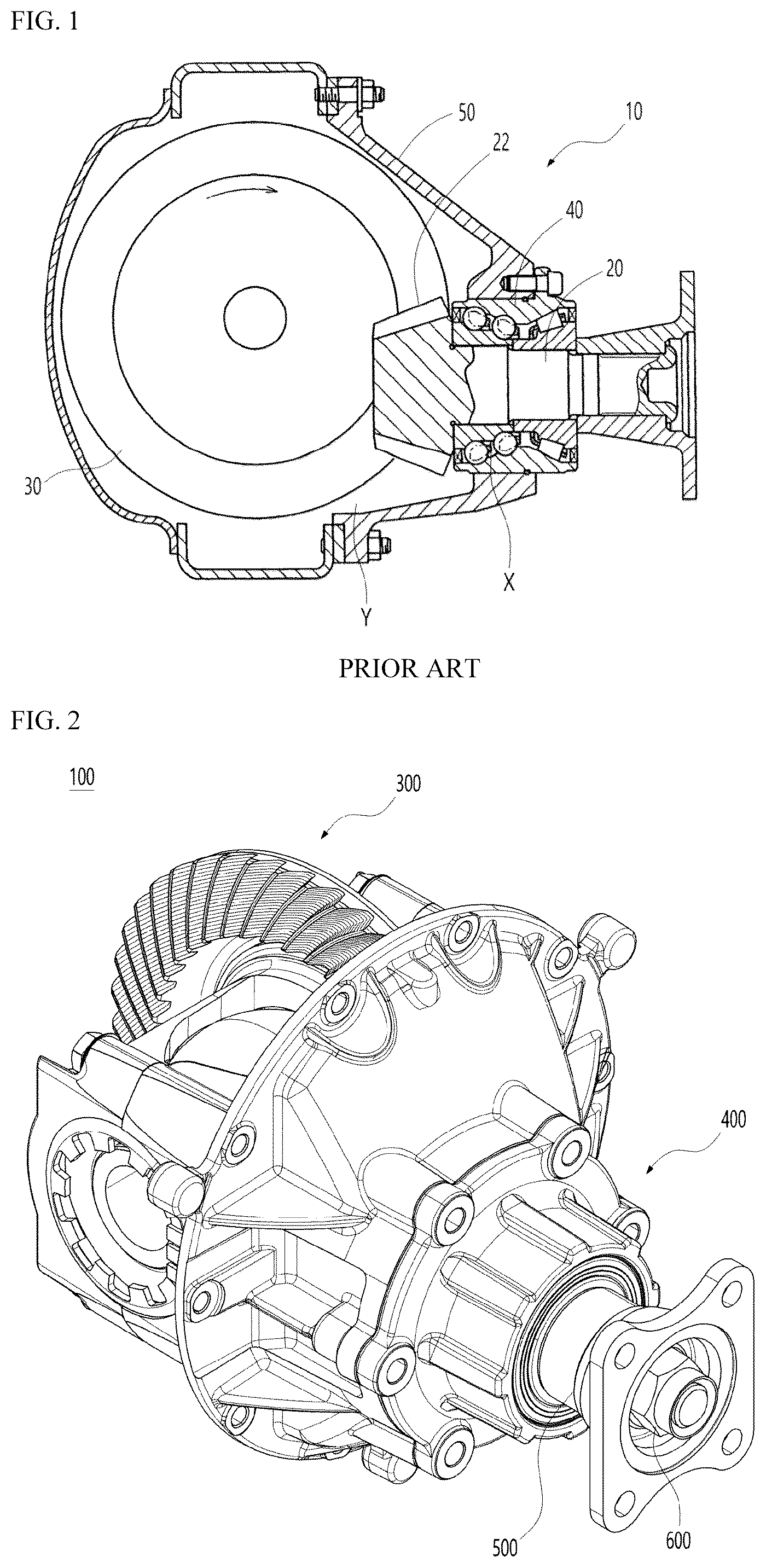 Patent US12504042 — Pinion bearing — Figure 1