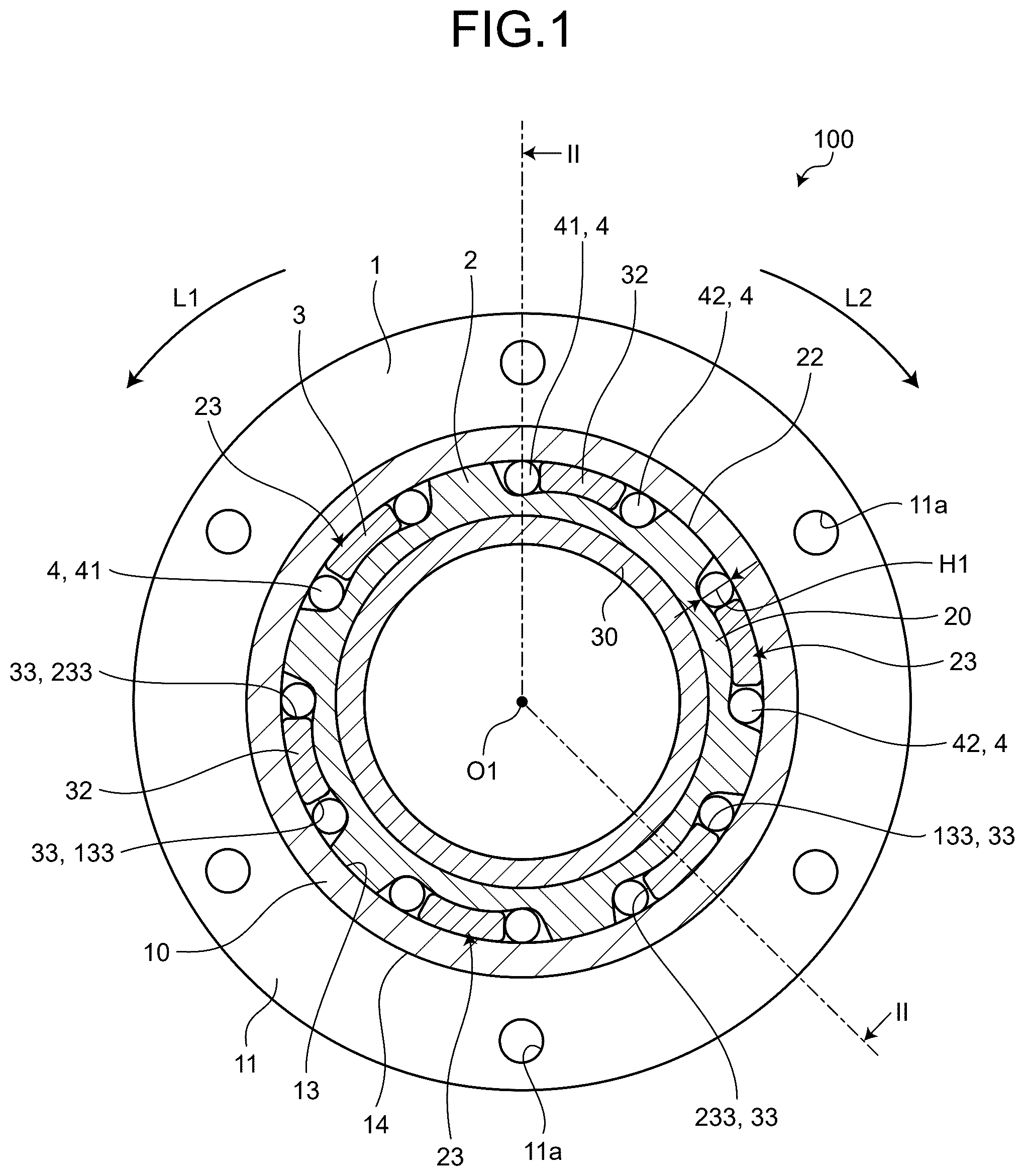 Patent US12504047 — Power transmission device — Figure 1