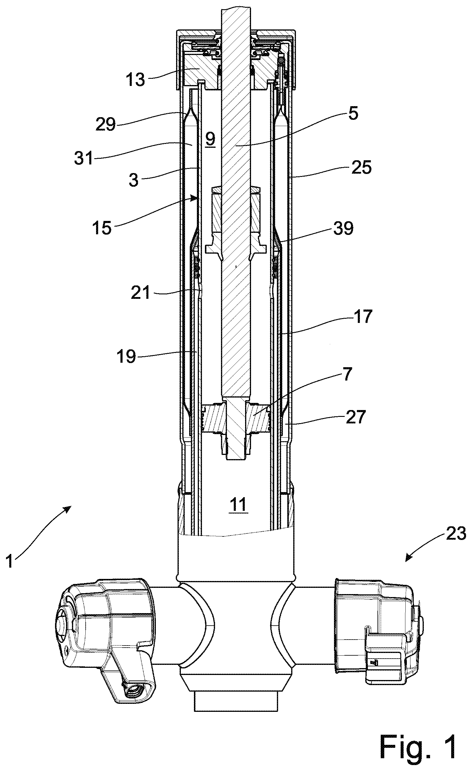 Patent US12504052 — Vibration damper having a gas-filled enveloping body — Figure 1