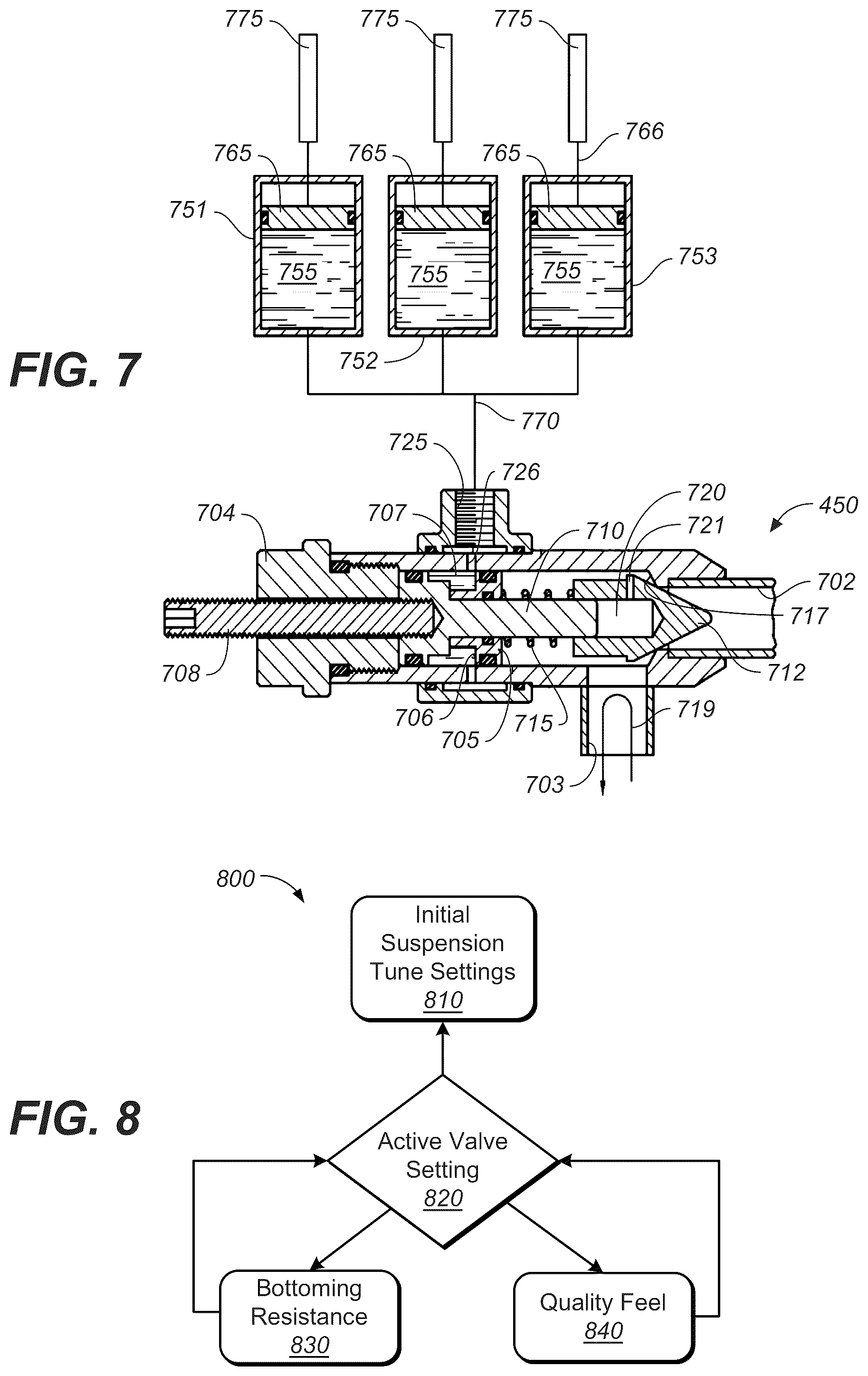 Patent US12504054 Figure 12 – Position sensitive suspension damping with an active valve