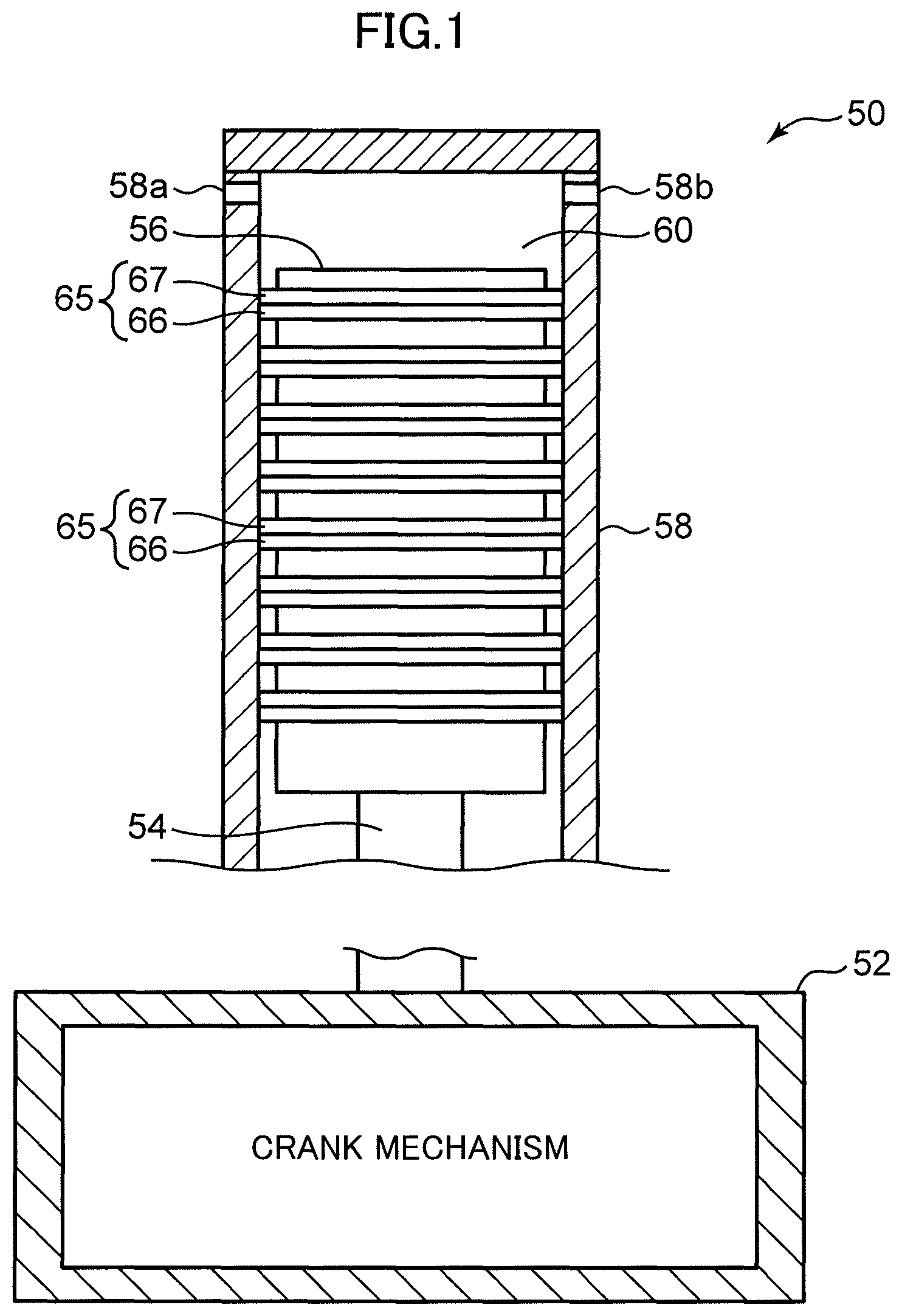 Patent US12504072 — Piston ring, piston ring assembly, and reciprocating compressor — Figure 1