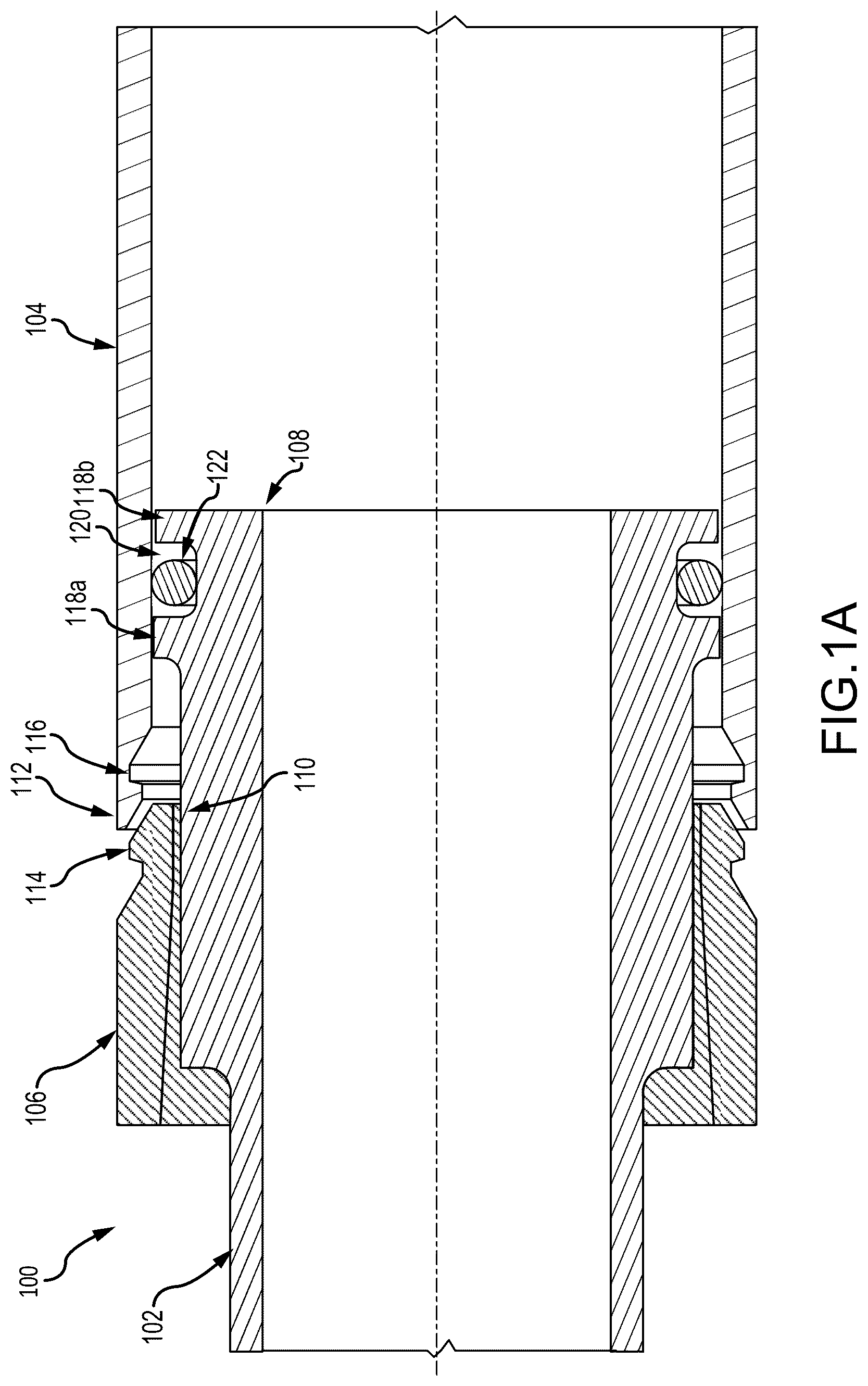 Patent US12504106 — Low clearance fluid coupling — Figure 1