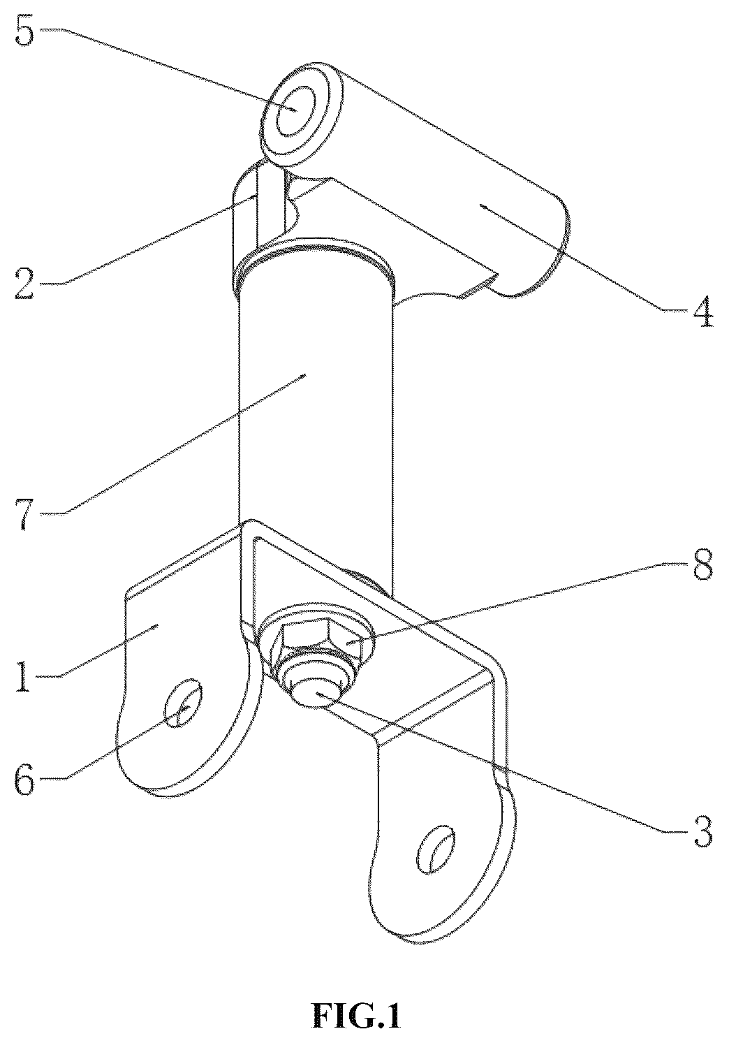 Patent US12504112 — Display equipment fixing tray — Figure 1