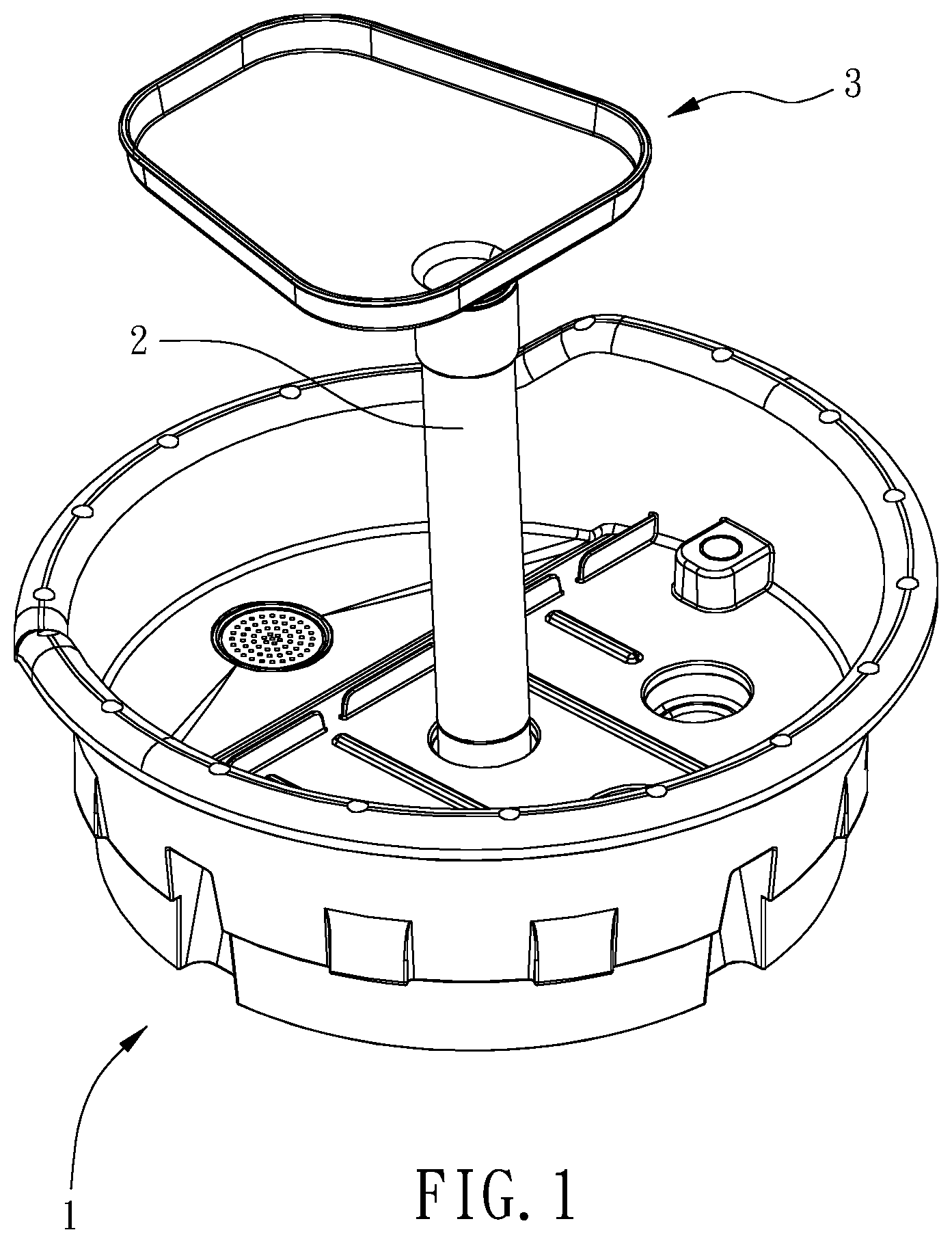 Patent US12504120 — Waste oil recycling device — Figure 1
