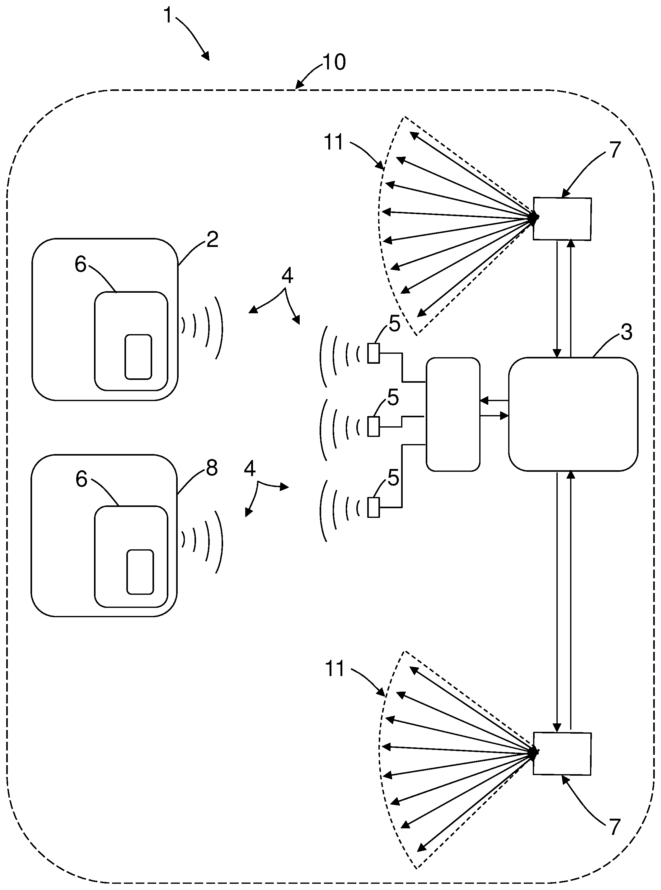 Patent US12504121 — Safety system and method using a safety system — Figure 1
