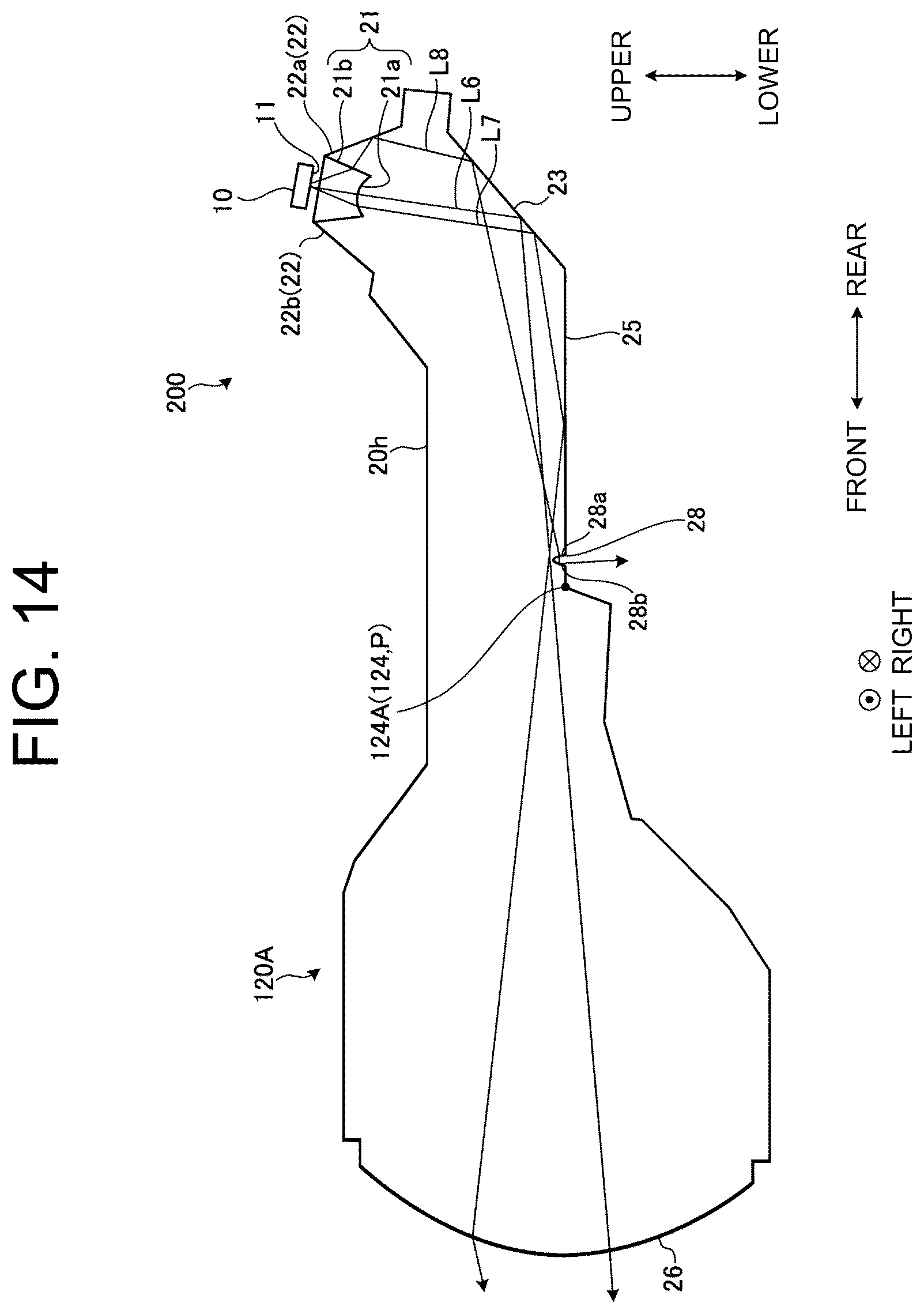 Patent US12504138 Figure 12 – Vehicle light-guiding body and vehicle lighting unit