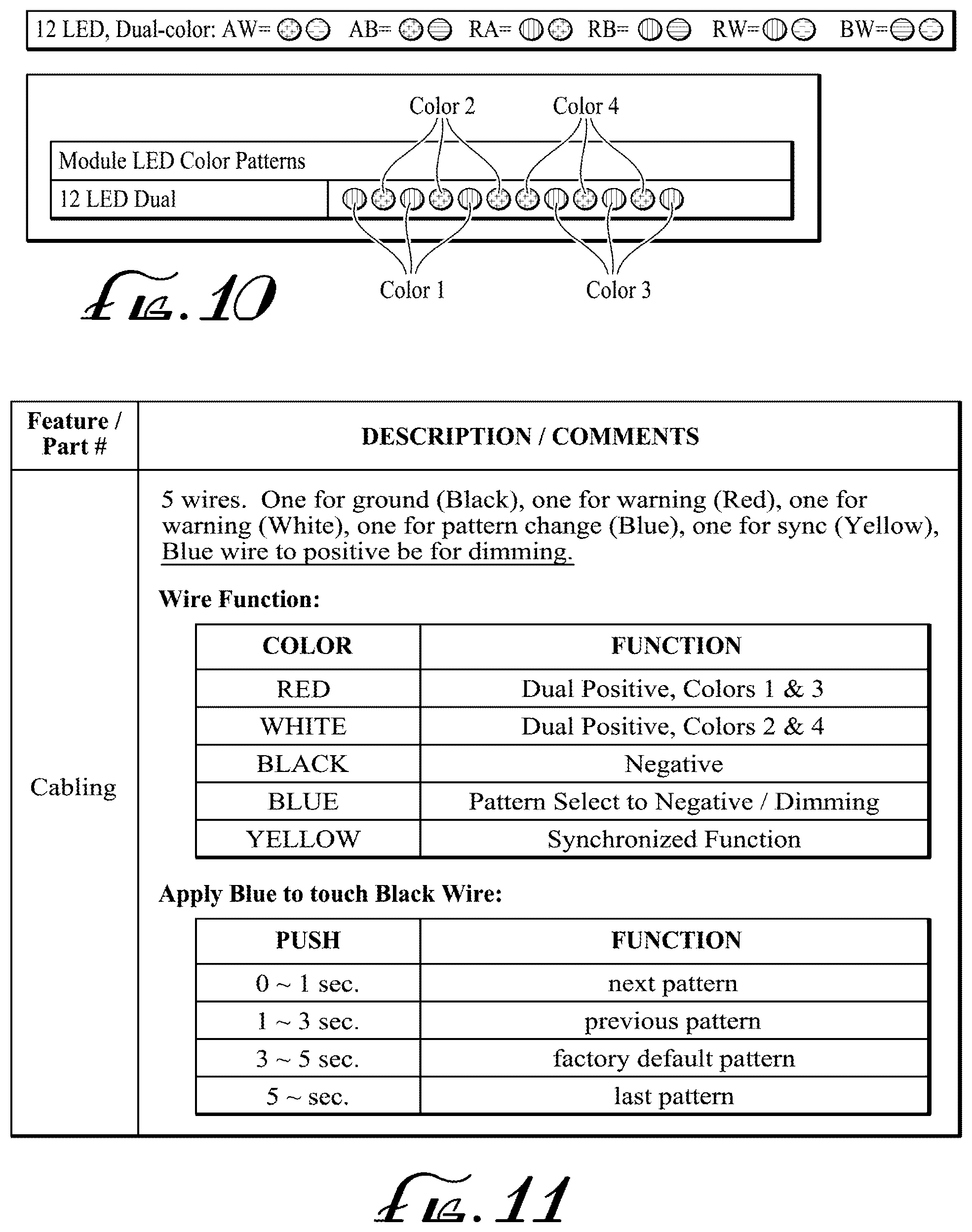 Patent US12504142 Figure 7 – Flexible directional vehicle warning light