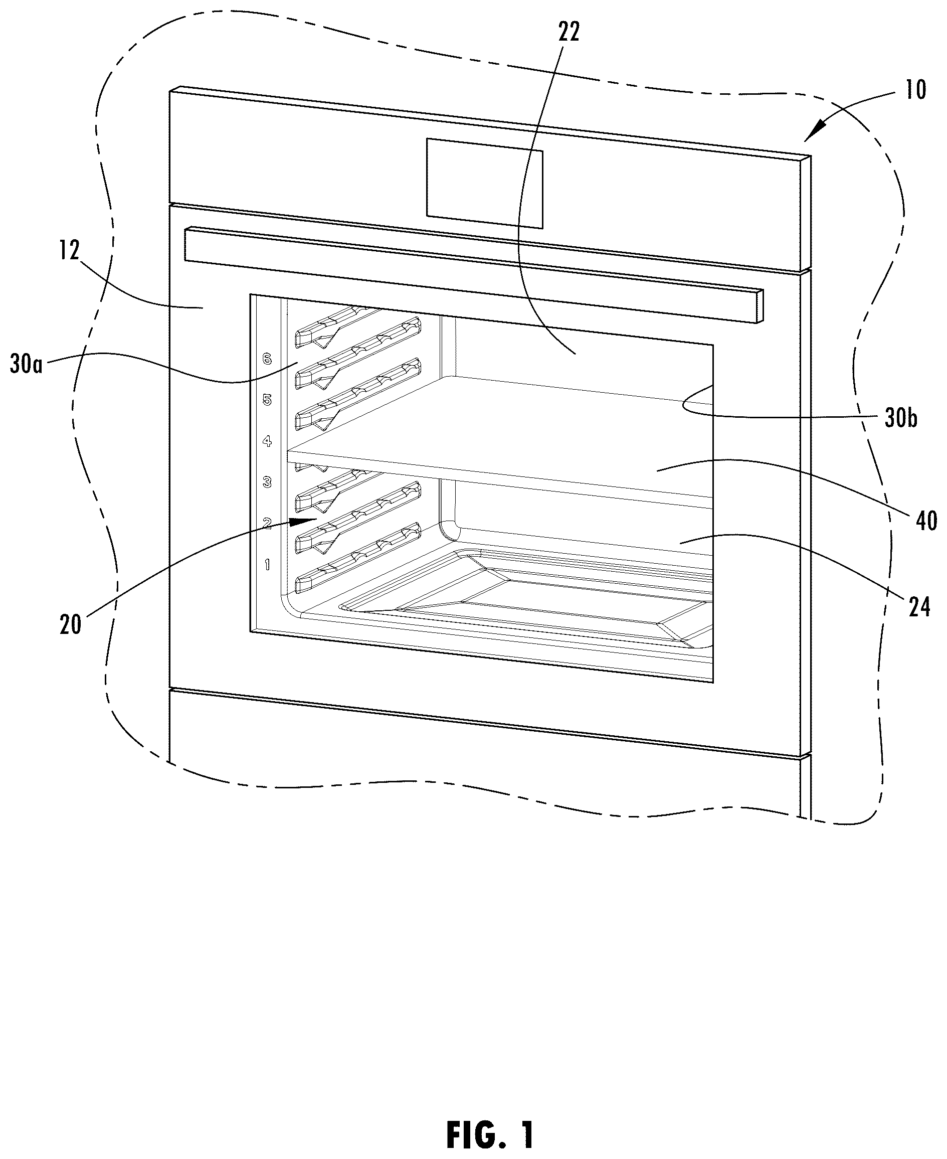 Patent US12504175 — Air-tight removable divider and thermal break — Figure 1