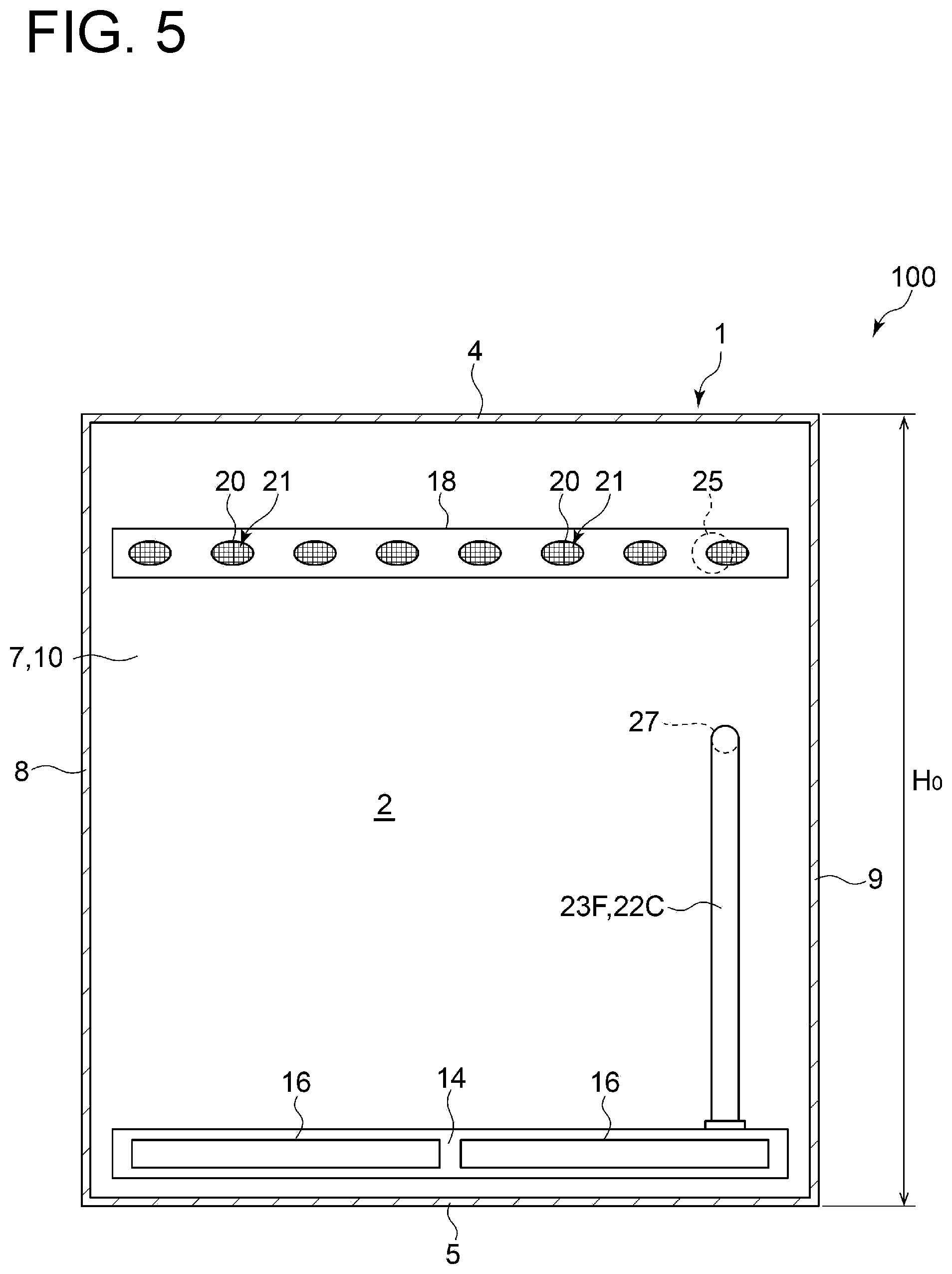 Patent US12504205 Figure 5 – Reefer container