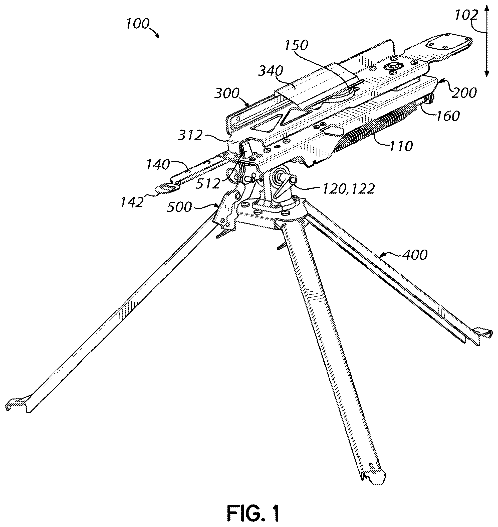Patent US12504260 — Clay target throwers and related methods — Figure 1