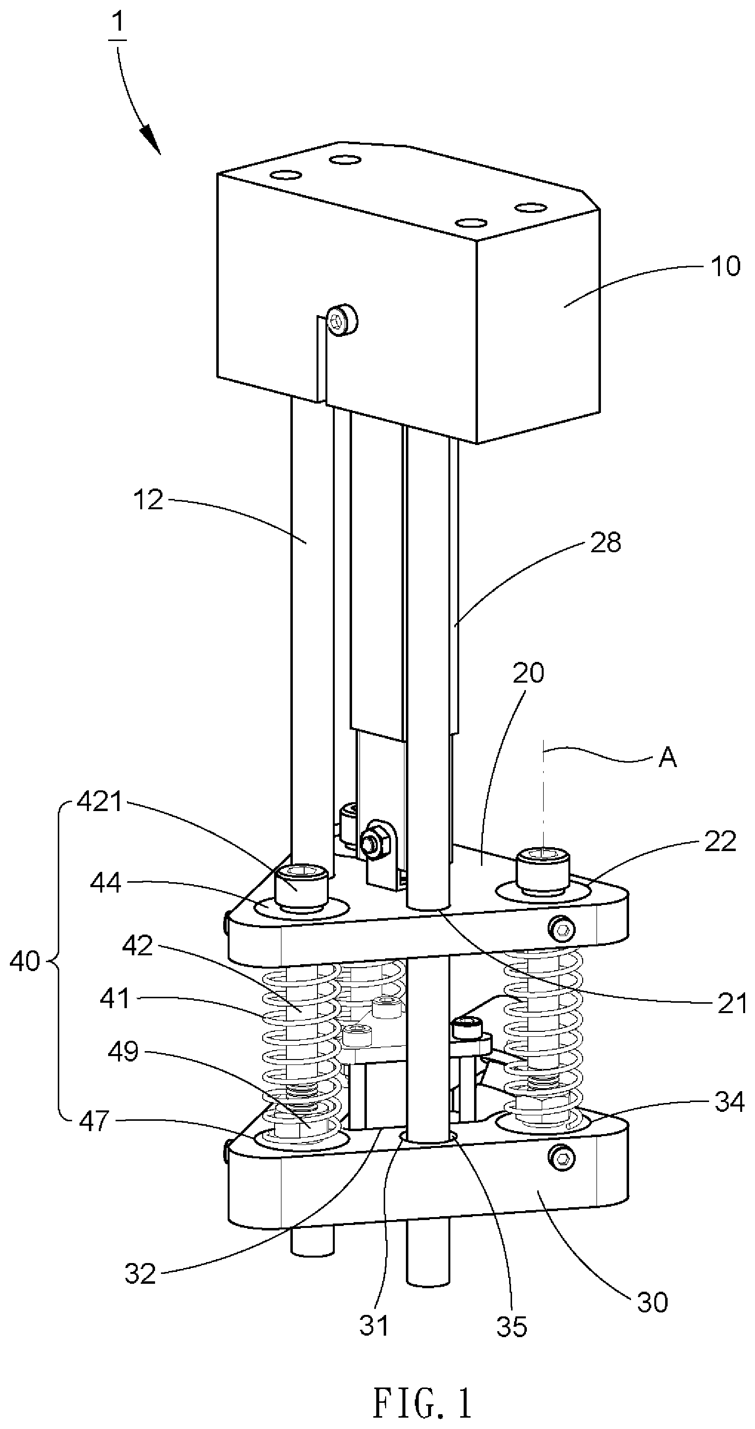 Patent US12504280 — Tank wall thickness inspecting module — Figure 1