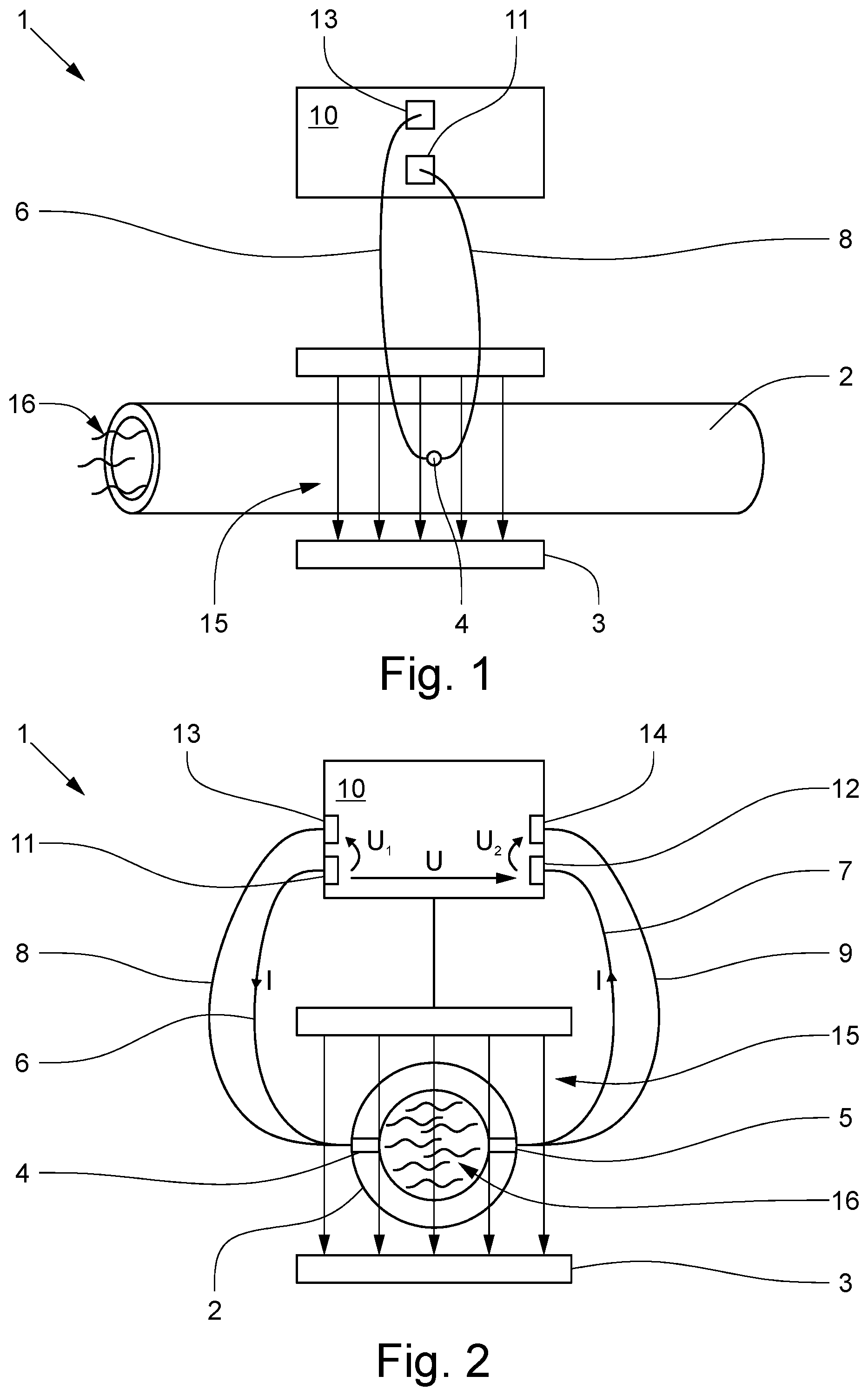 Patent US12504307 — Magnetic-inductive flowmeter and method of operating the same — Figure 1