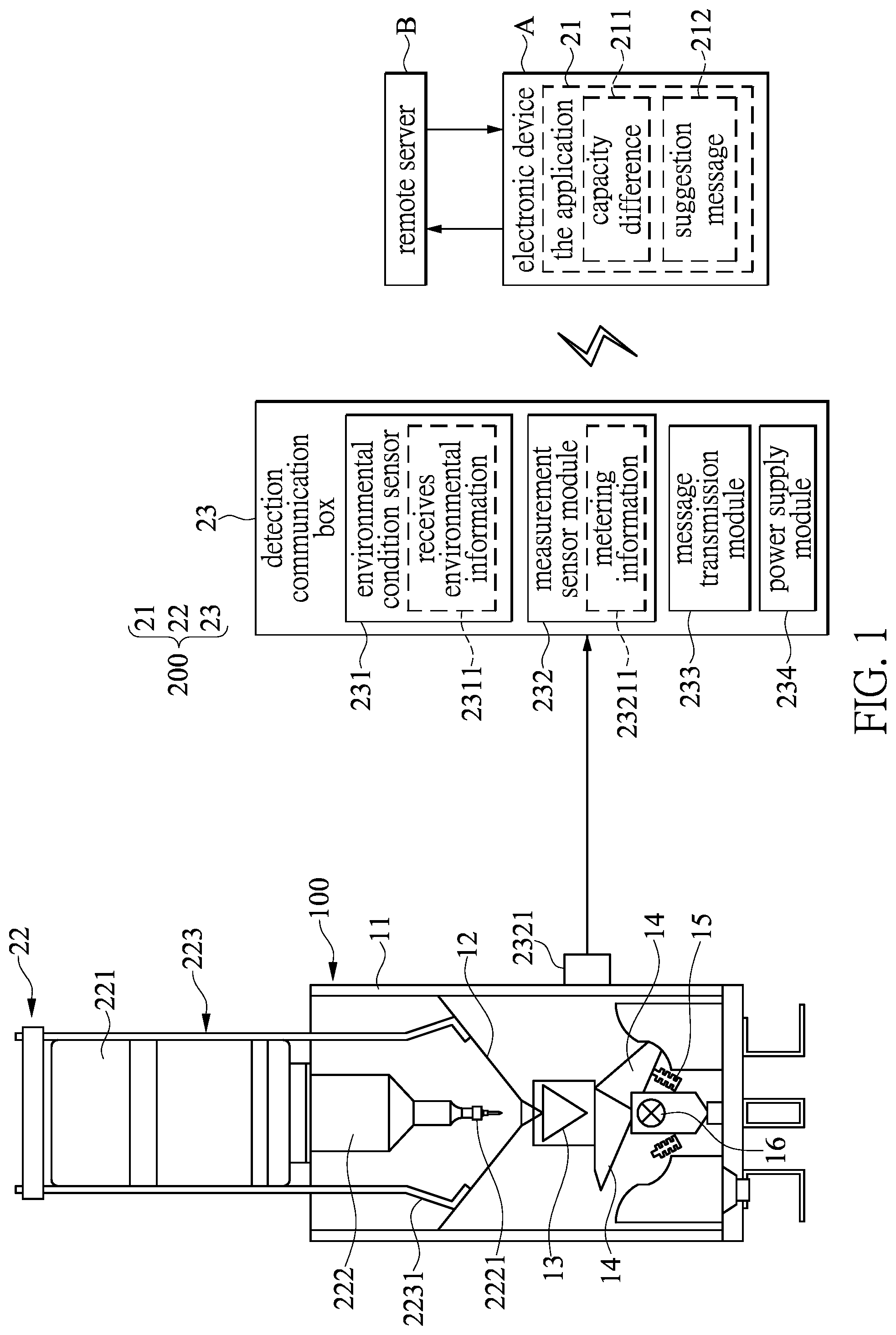 Patent US12504313 — Calibration system — Figure 1