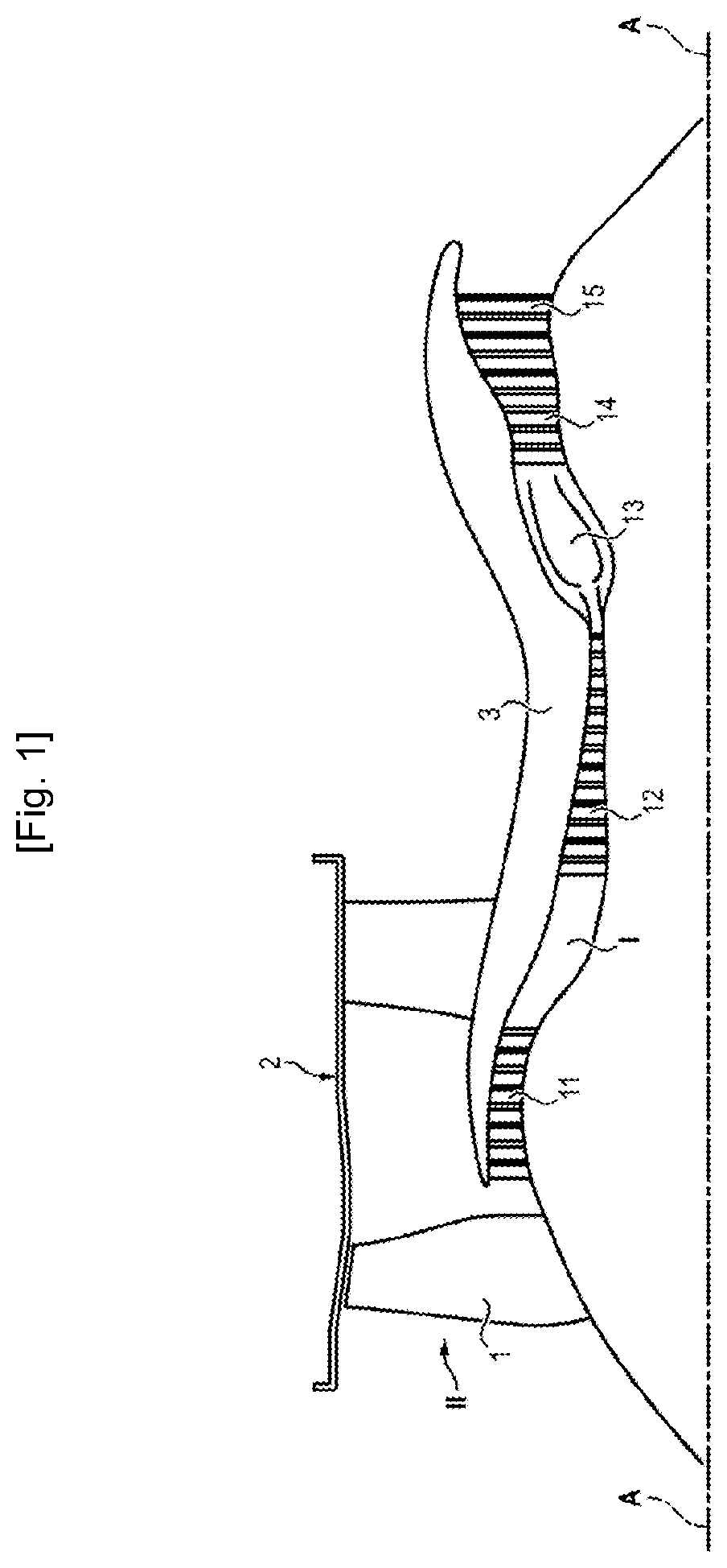 Patent US12504318 — Monitoring of the state of health of at least two vibration sensors of a bypass turbomachine — Figure 1