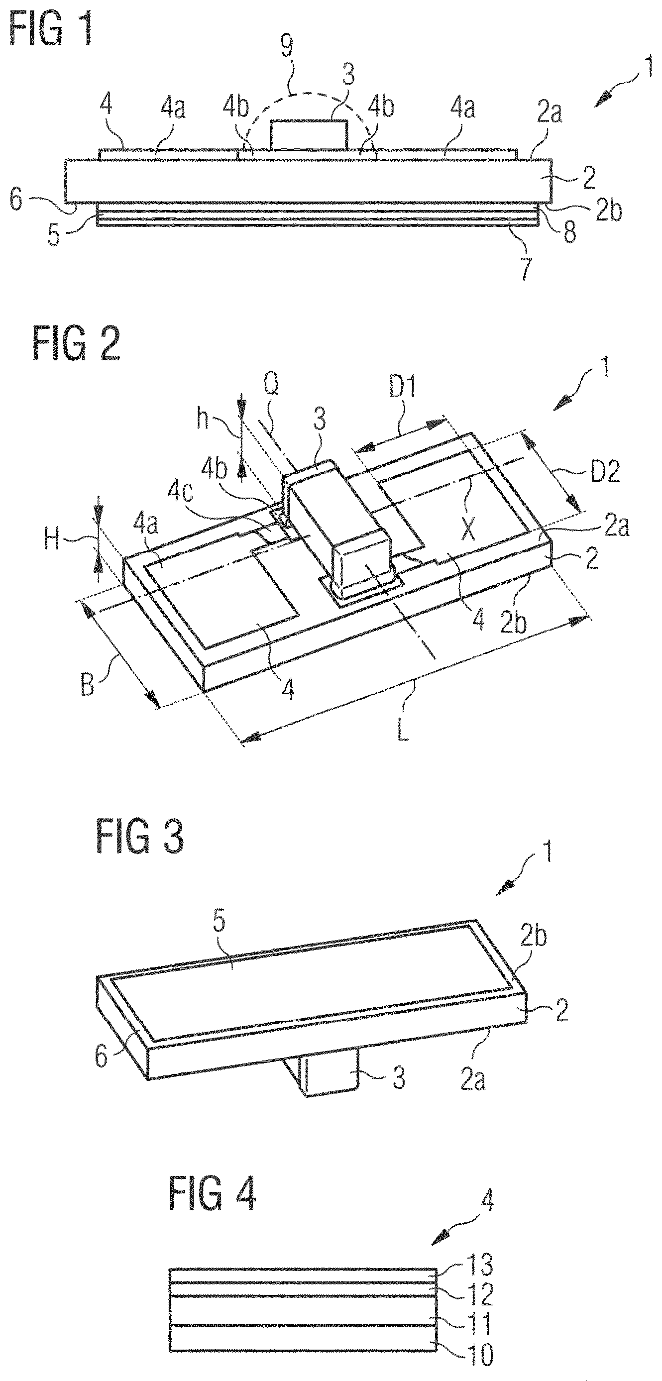 Patent US12504335 — Sensor element and method for manufacturing a sensor element — Figure 1