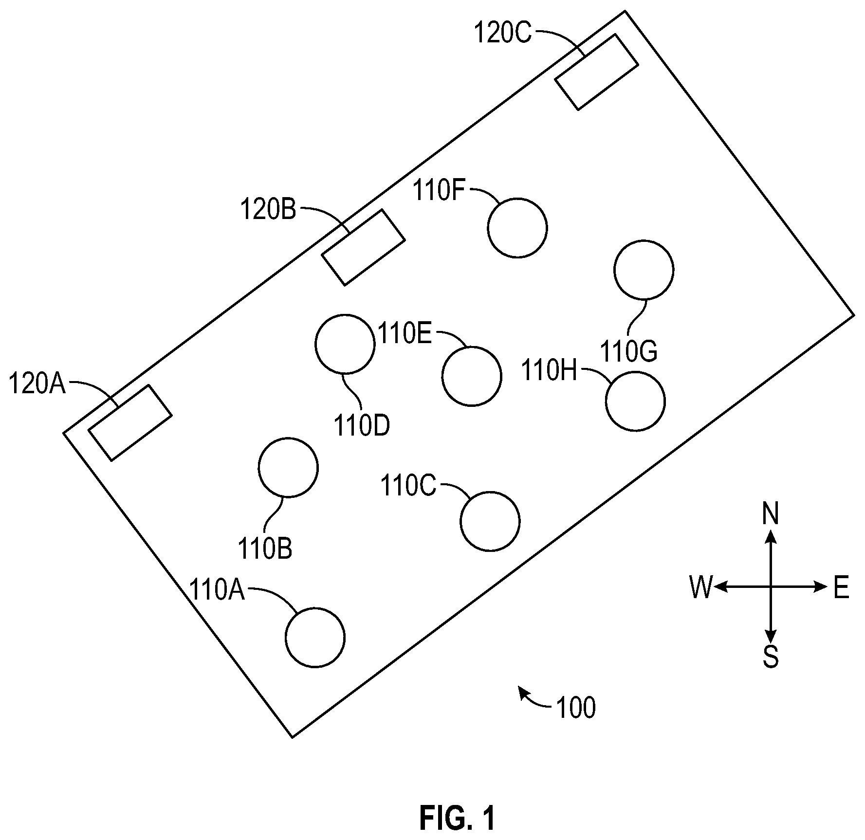 Patent US12504369 — Vertical emissions monitoring manifold — Figure 1