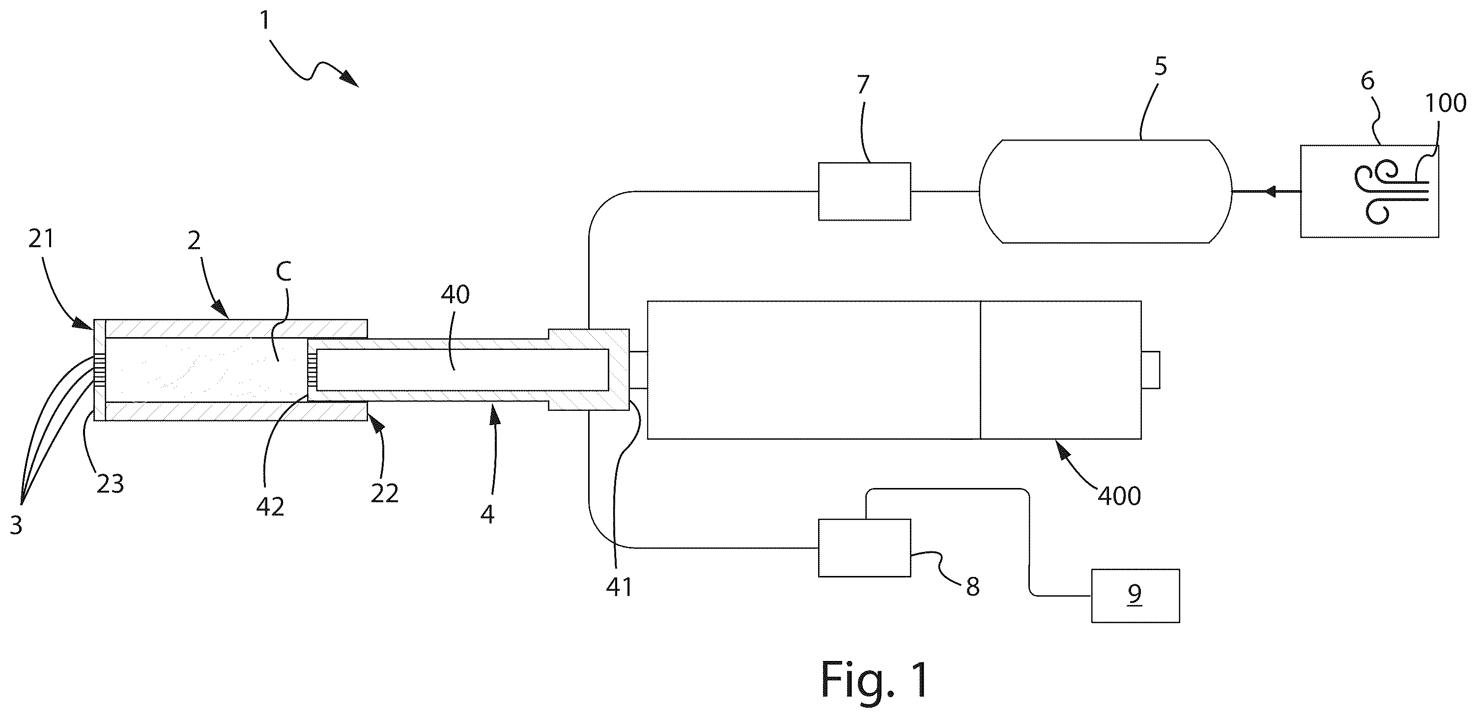 Patent US12504420 Figure 1 – Device for measuring fineness and maturity of cotton fibers