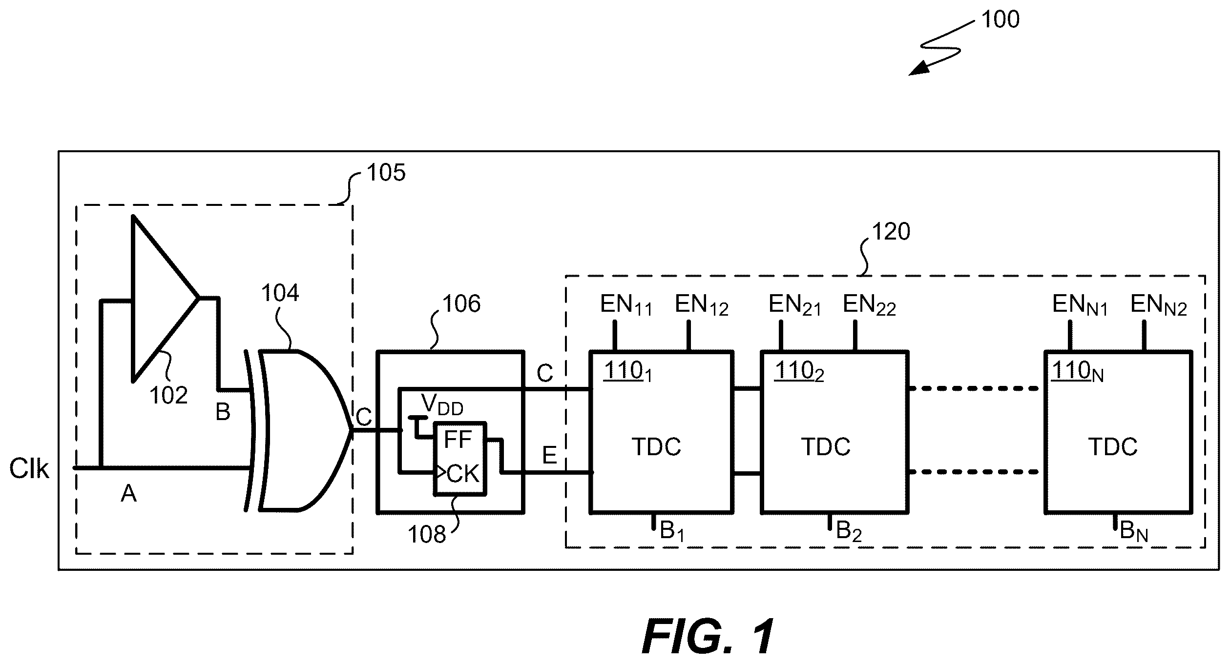 Patent US12504449 — Supply voltage droop detector — Figure 1
