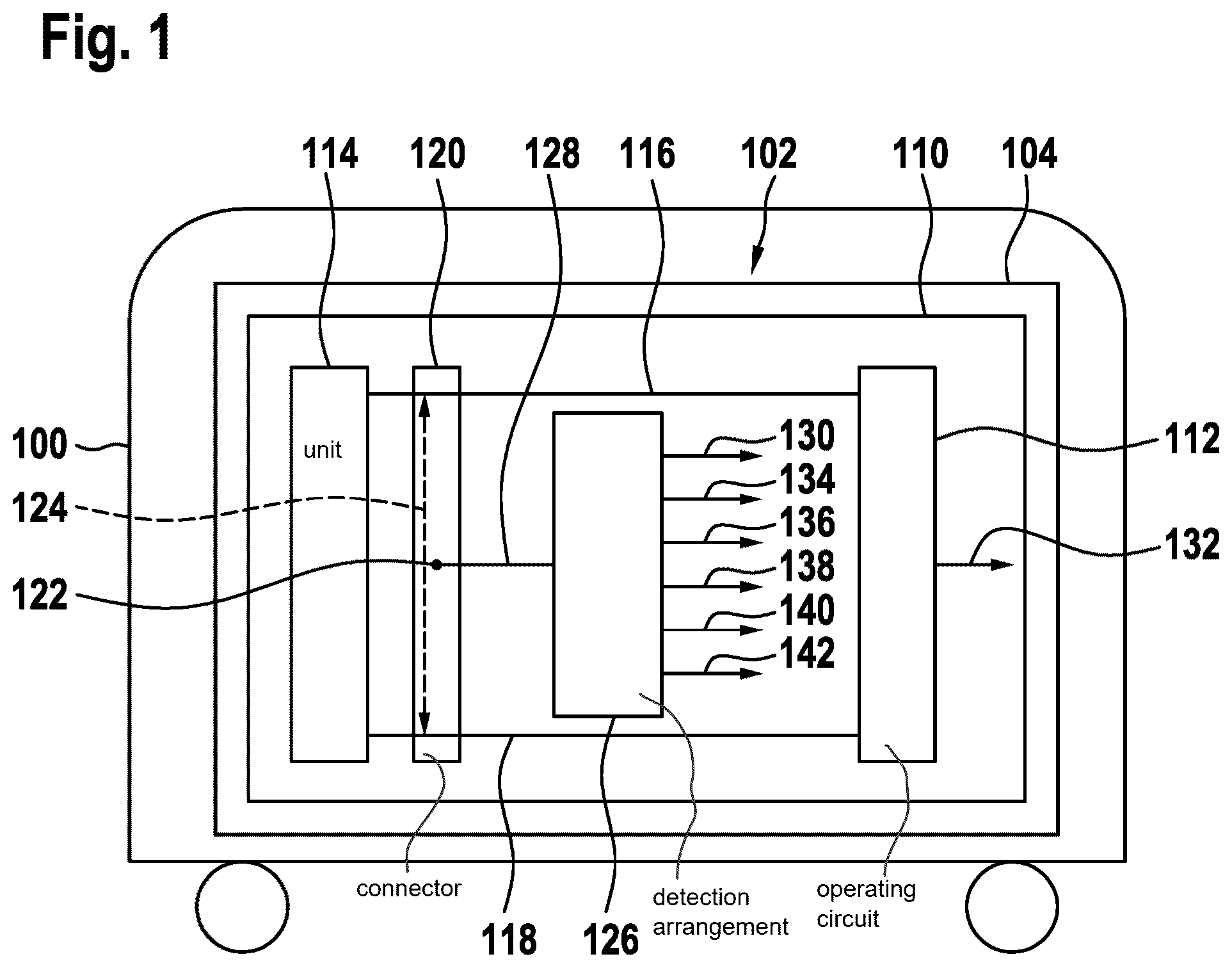 Patent US12504457 — Circuit device for a vehicle, and method for operating a circuit device — Figure 1