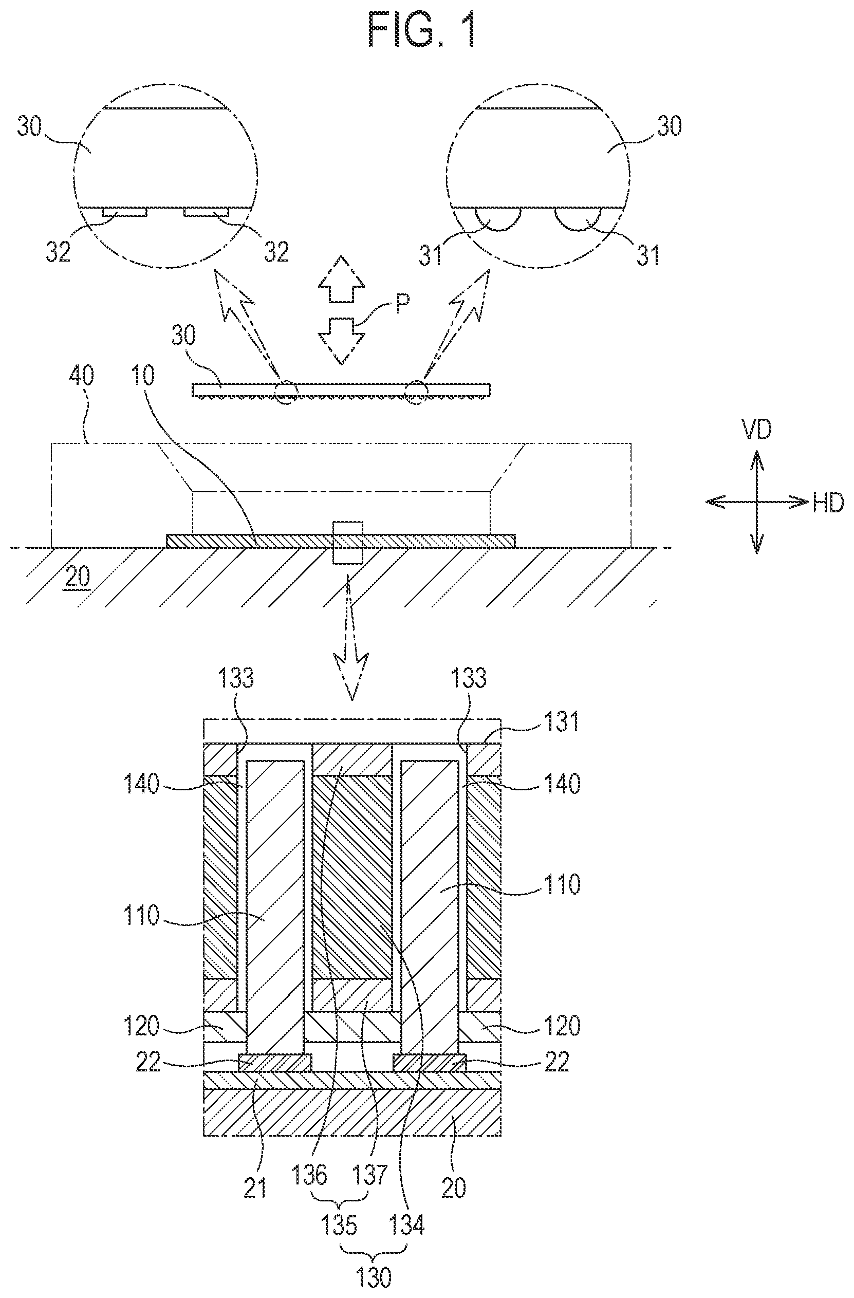 Patent US12504468 Figure 1 – Test connector