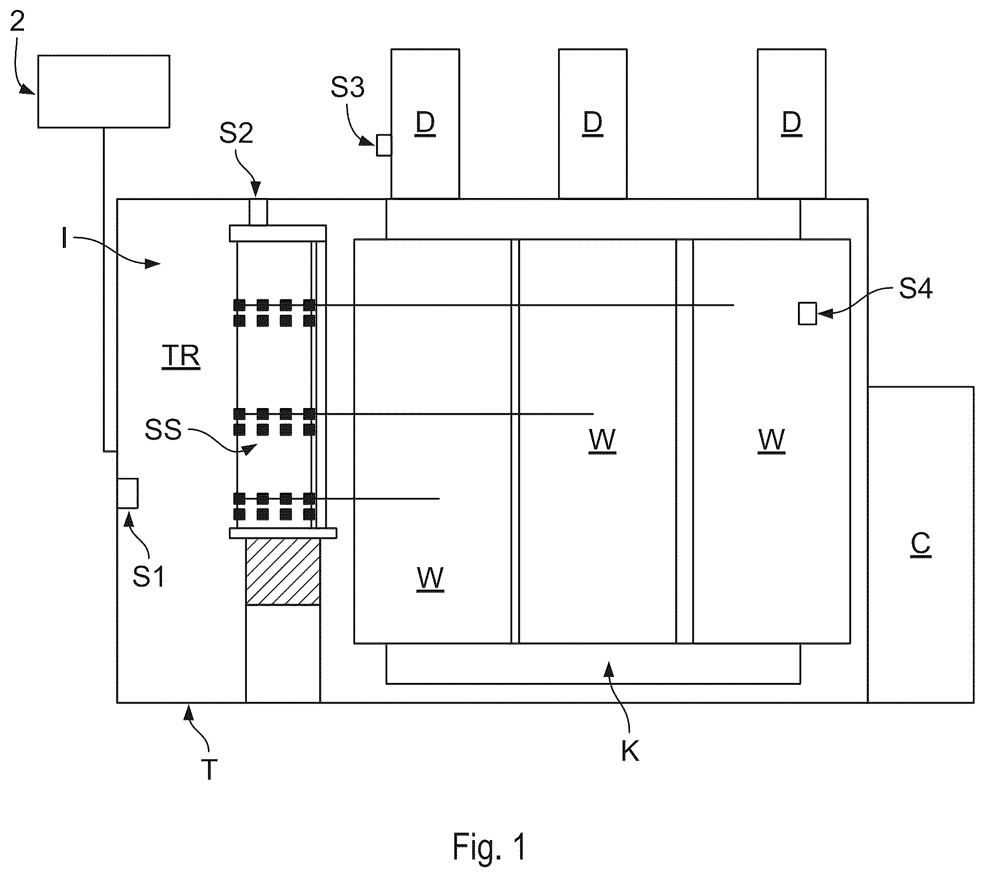 Patent US12504484 — Method and system for monitoring at least one inductive operating means — Figure 1