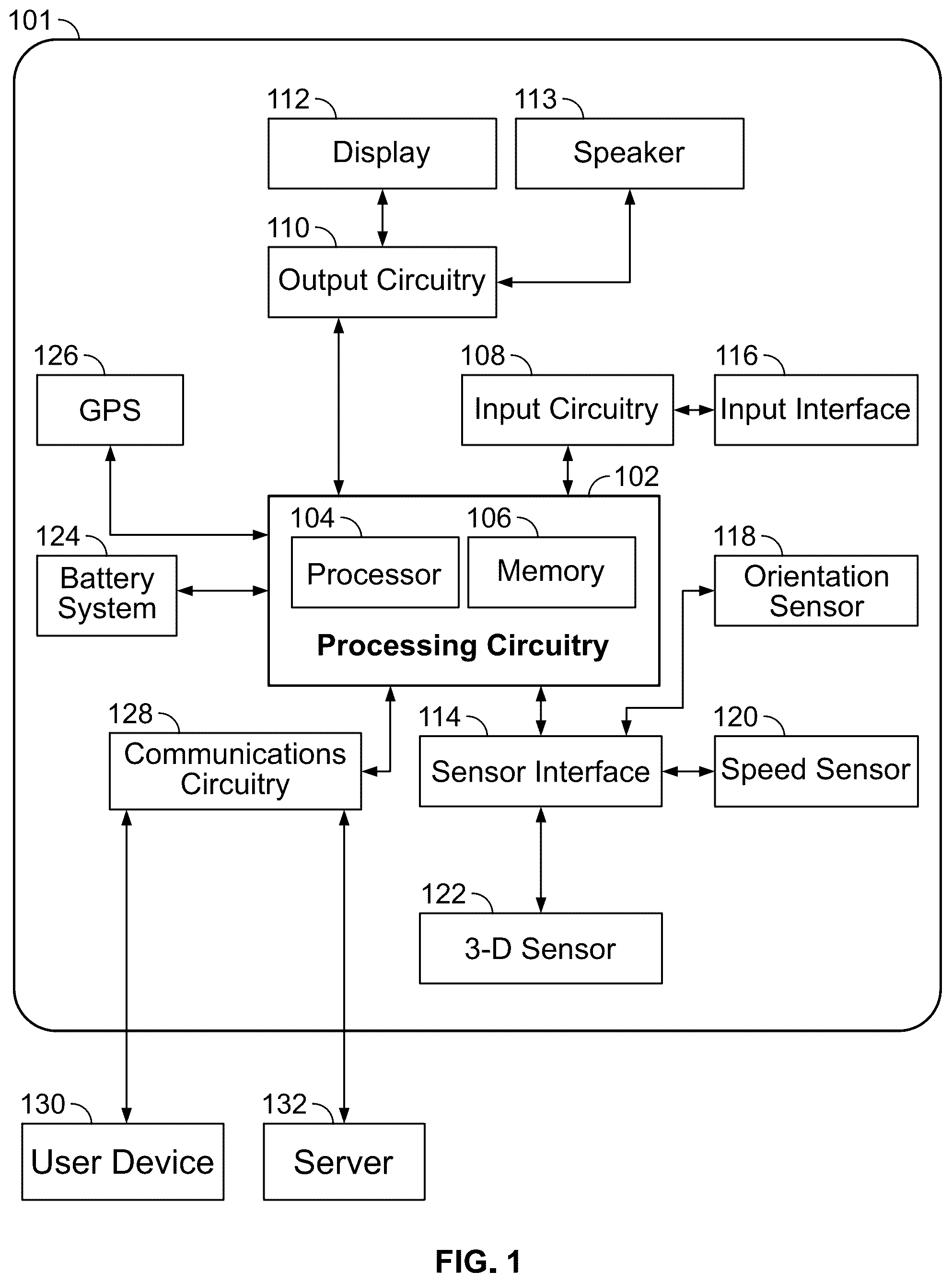 Patent US12504541 Figure 1 – Systems and methods for determining a drivable surface