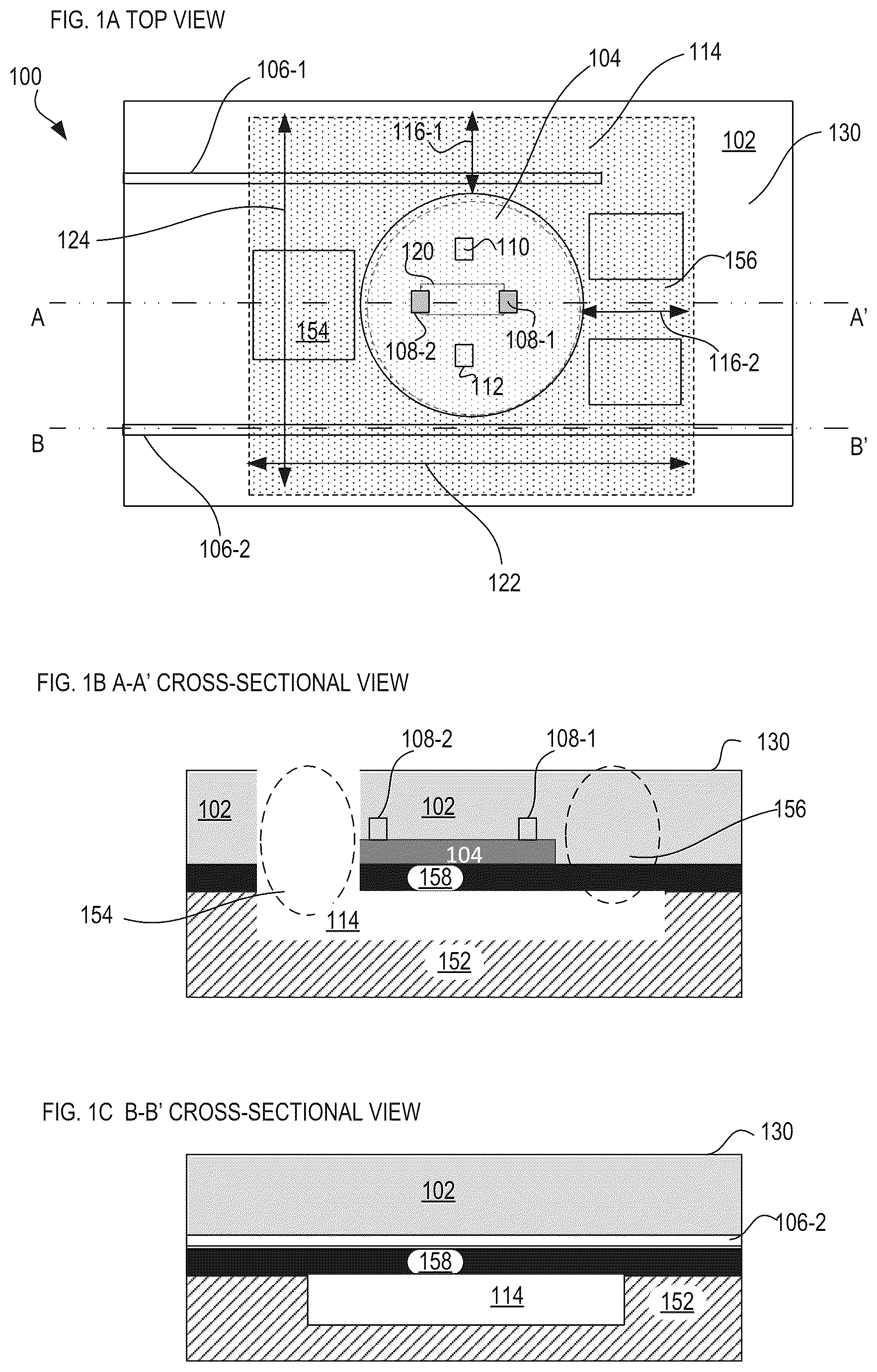Patent US12504580 — Reduced bridge structure for a photonic integrated circuit — Figure 1