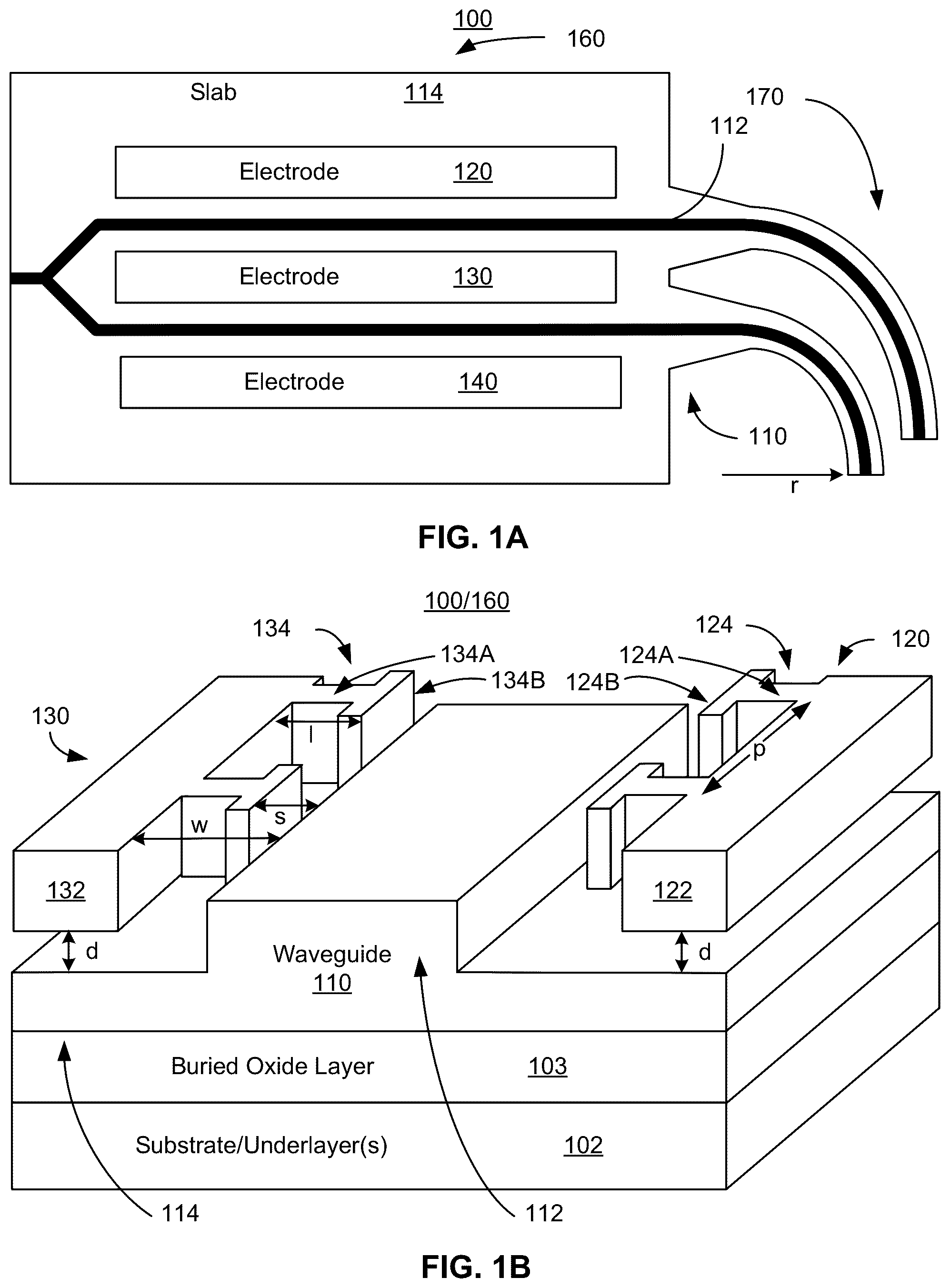 Patent US12504582 — Thin film lithium containing modulator having tight bends — Figure 1