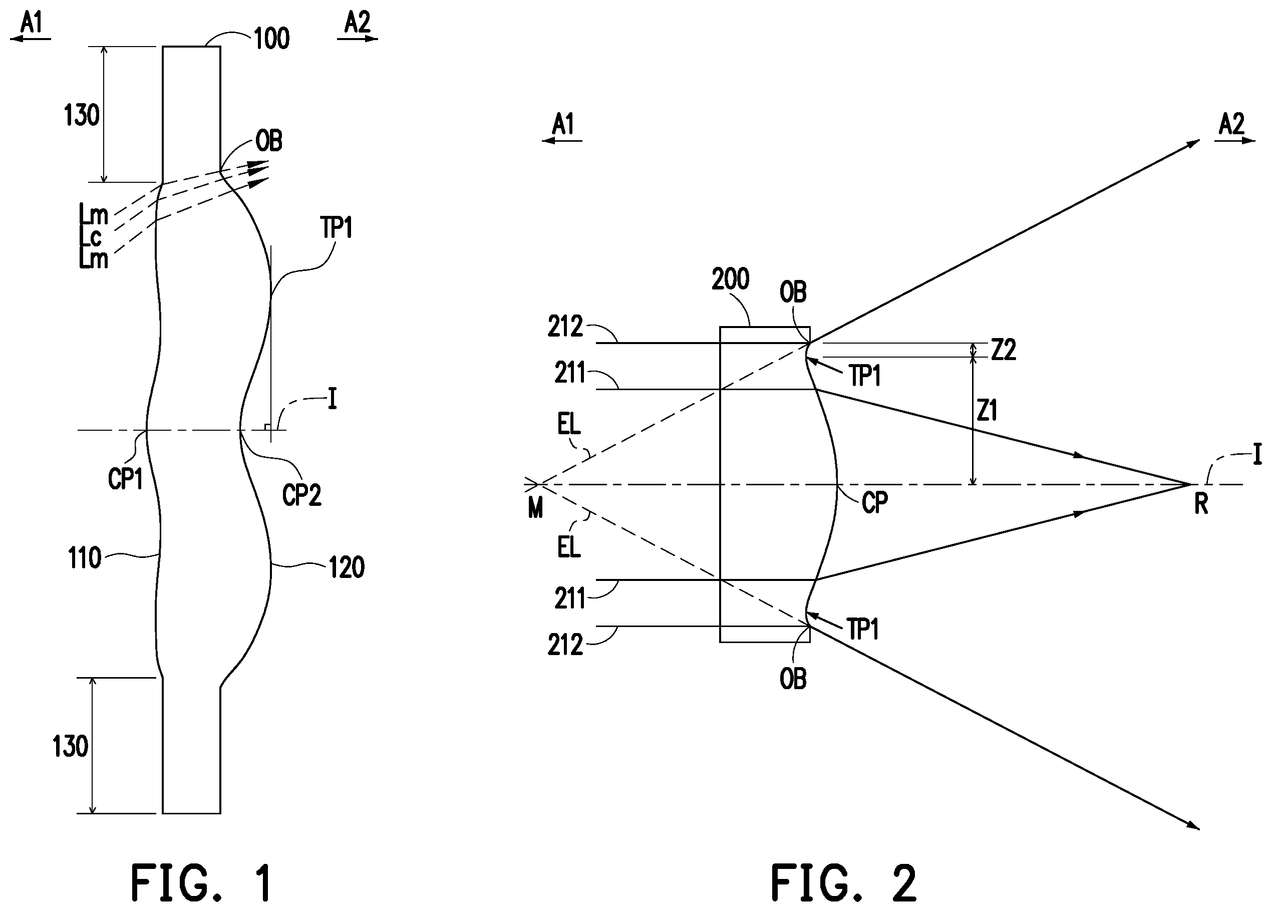 Patent US12504604 — Optical imaging lens including seven lenses of −++−+−−, −++−+−+, −++−−−−, −+−−+−−, −++++−−or −+++−−−refractive powers — Figure 1