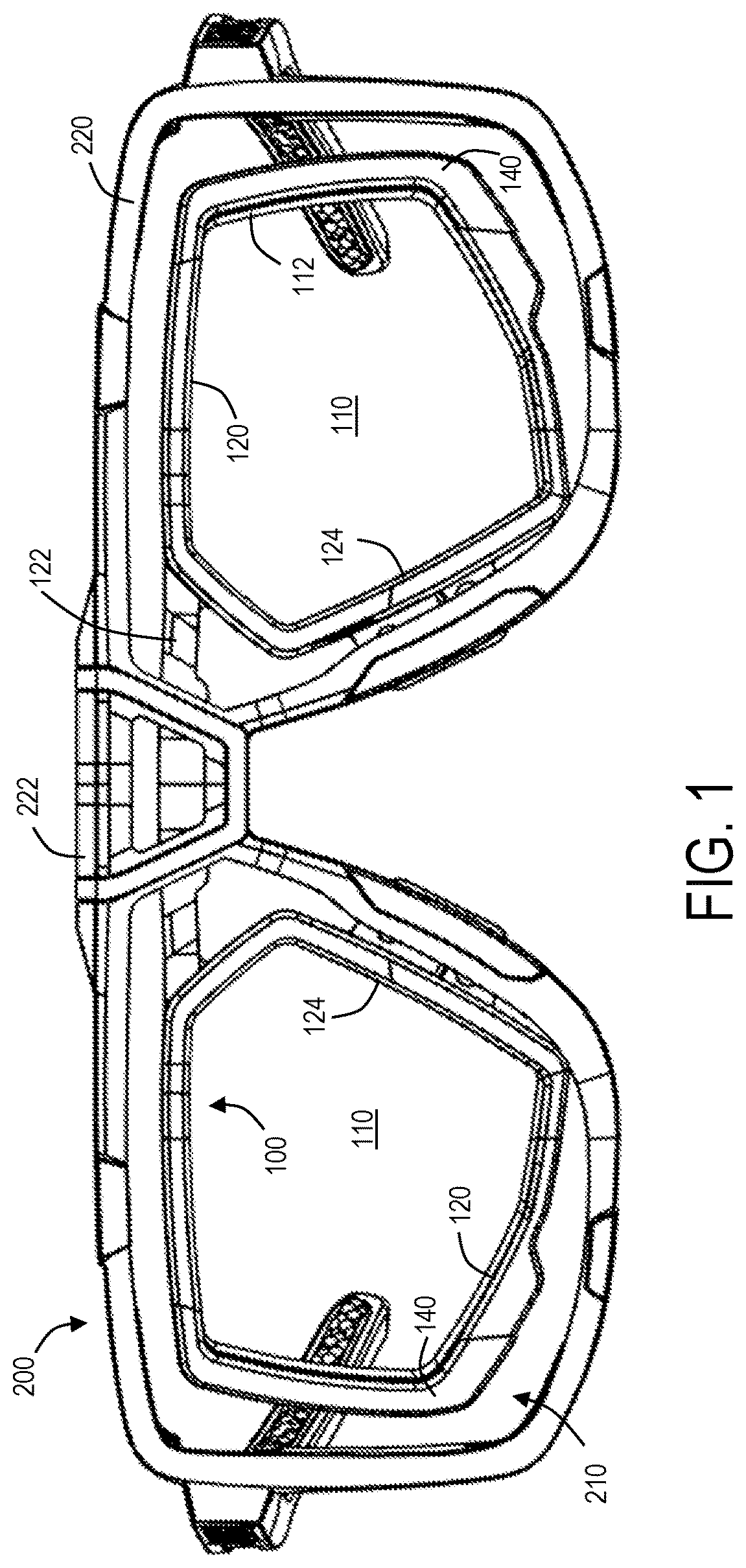 Patent US12504650 — Prescription lens insert for eyewear — Figure 1