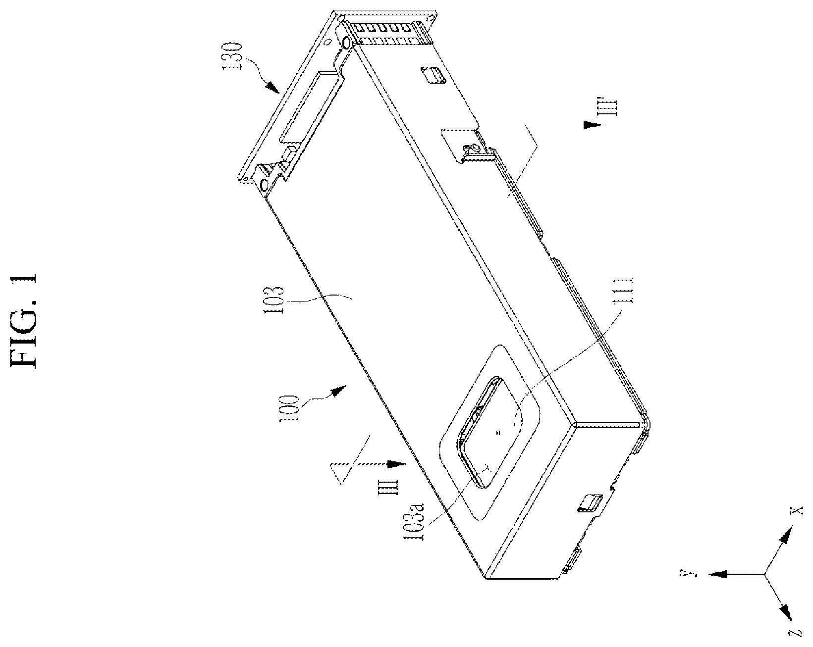 Patent US12504674 — Camera module — Figure 1