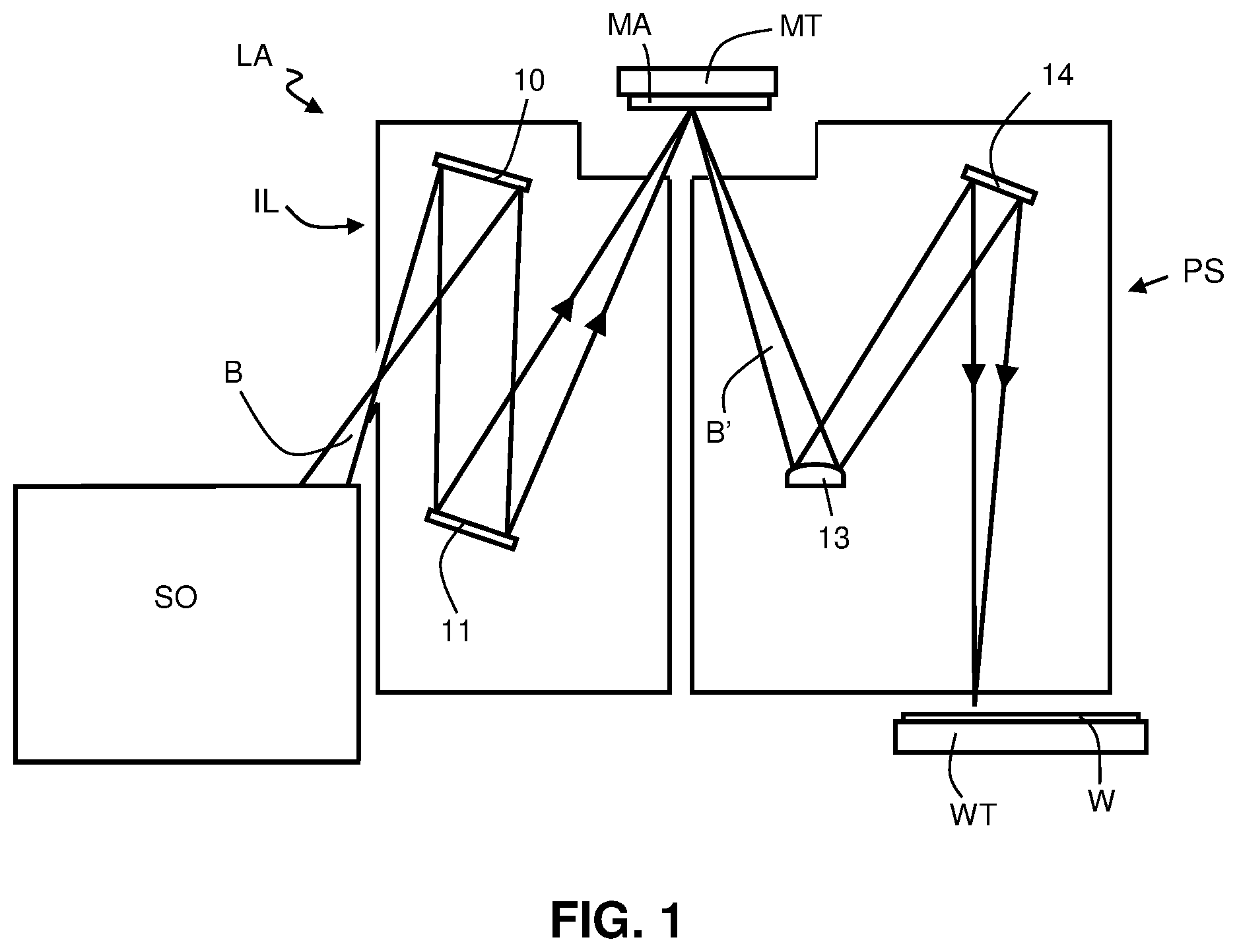 Patent US12504699 — Charge dissipative reticle table cleaning reticle — Figure 1