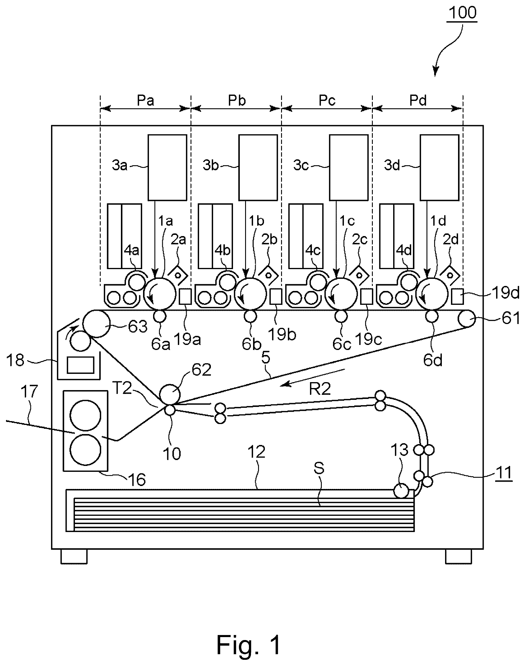 Patent US12504703 — Developing apparatus — Figure 1