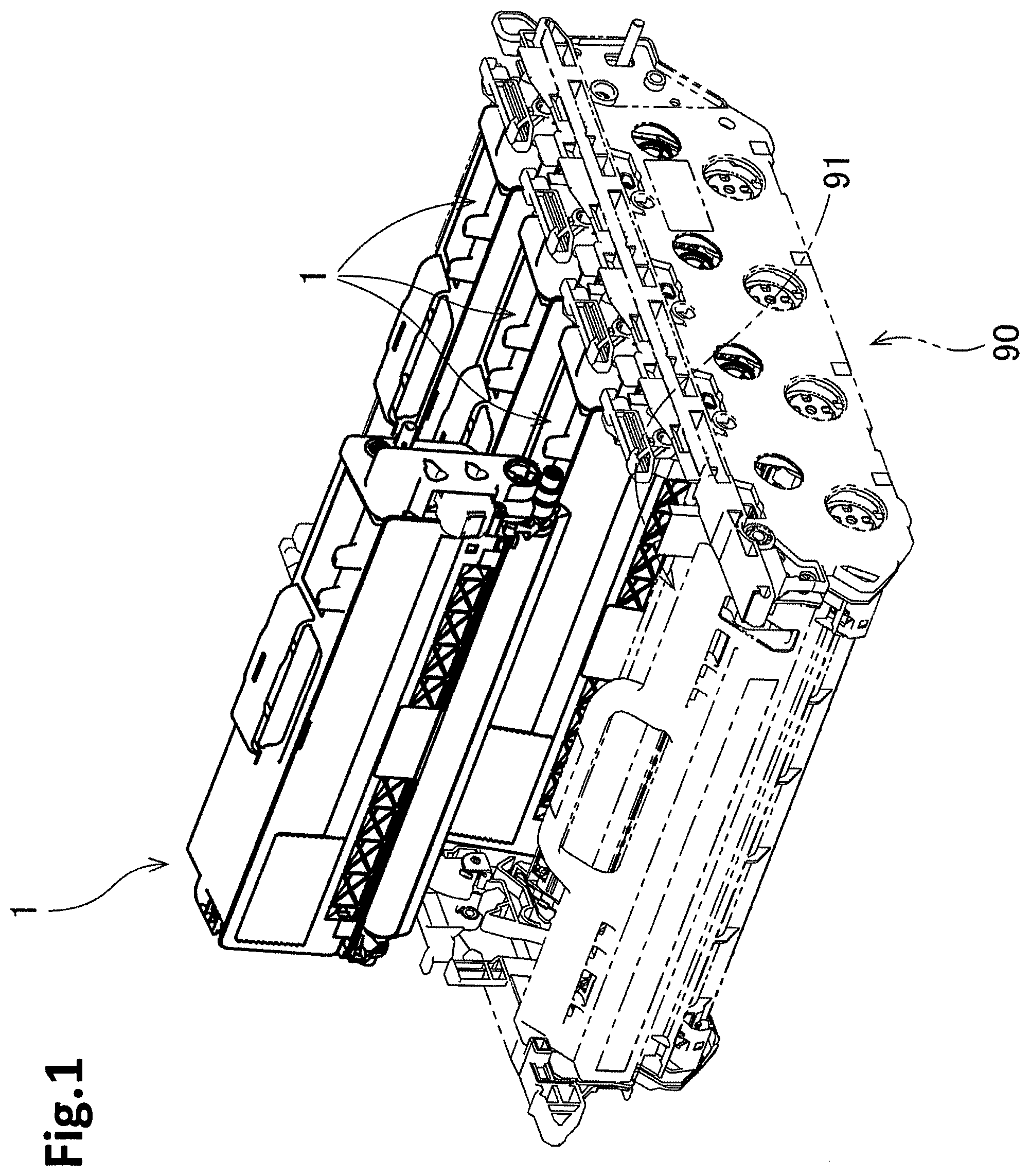 Patent US12504704 — Developing cartridge capable of reducing size of image forming apparatus — Figure 1