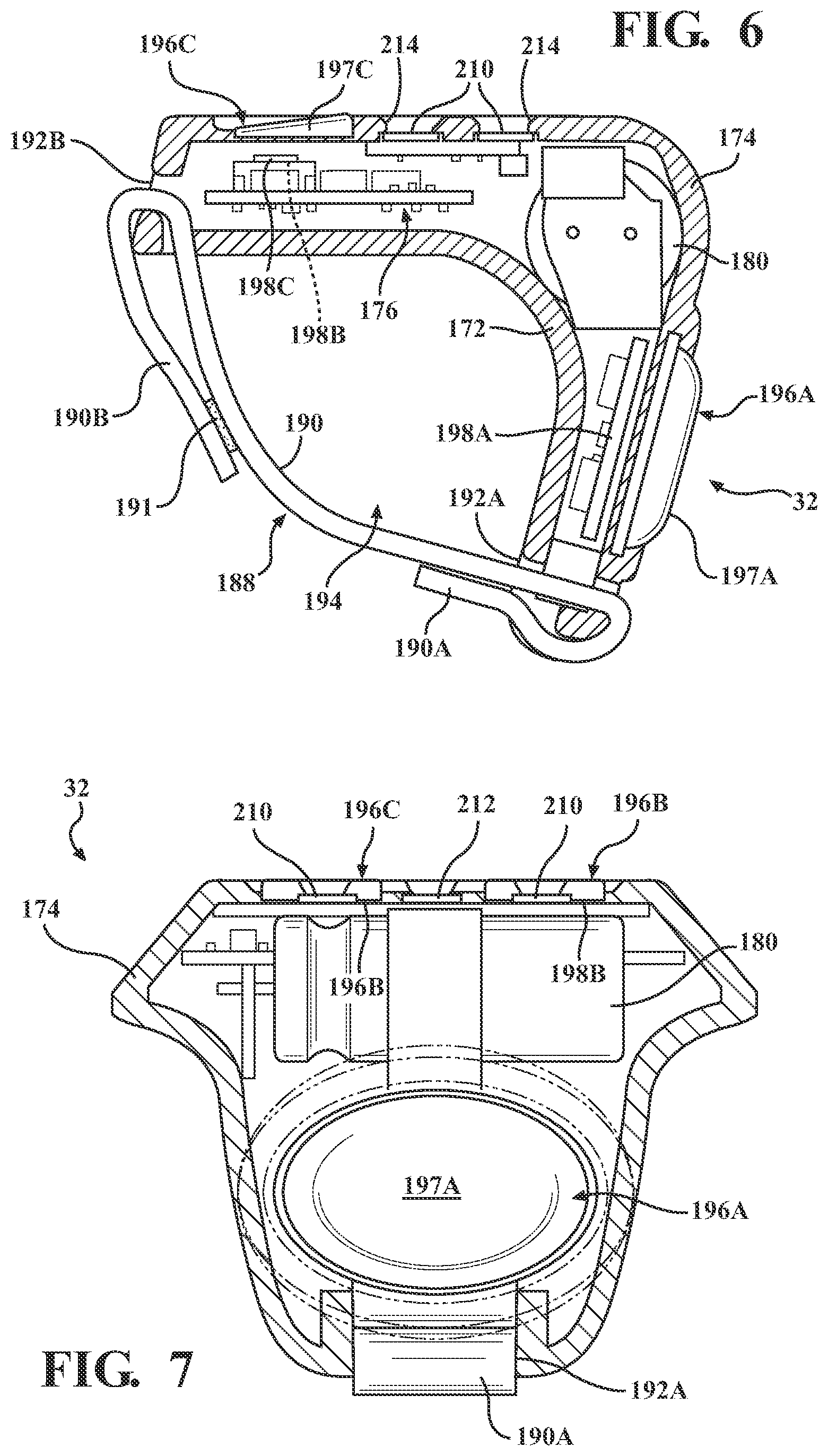 Patent US12504752 Figure 5 – On-board charging station for a remote control device