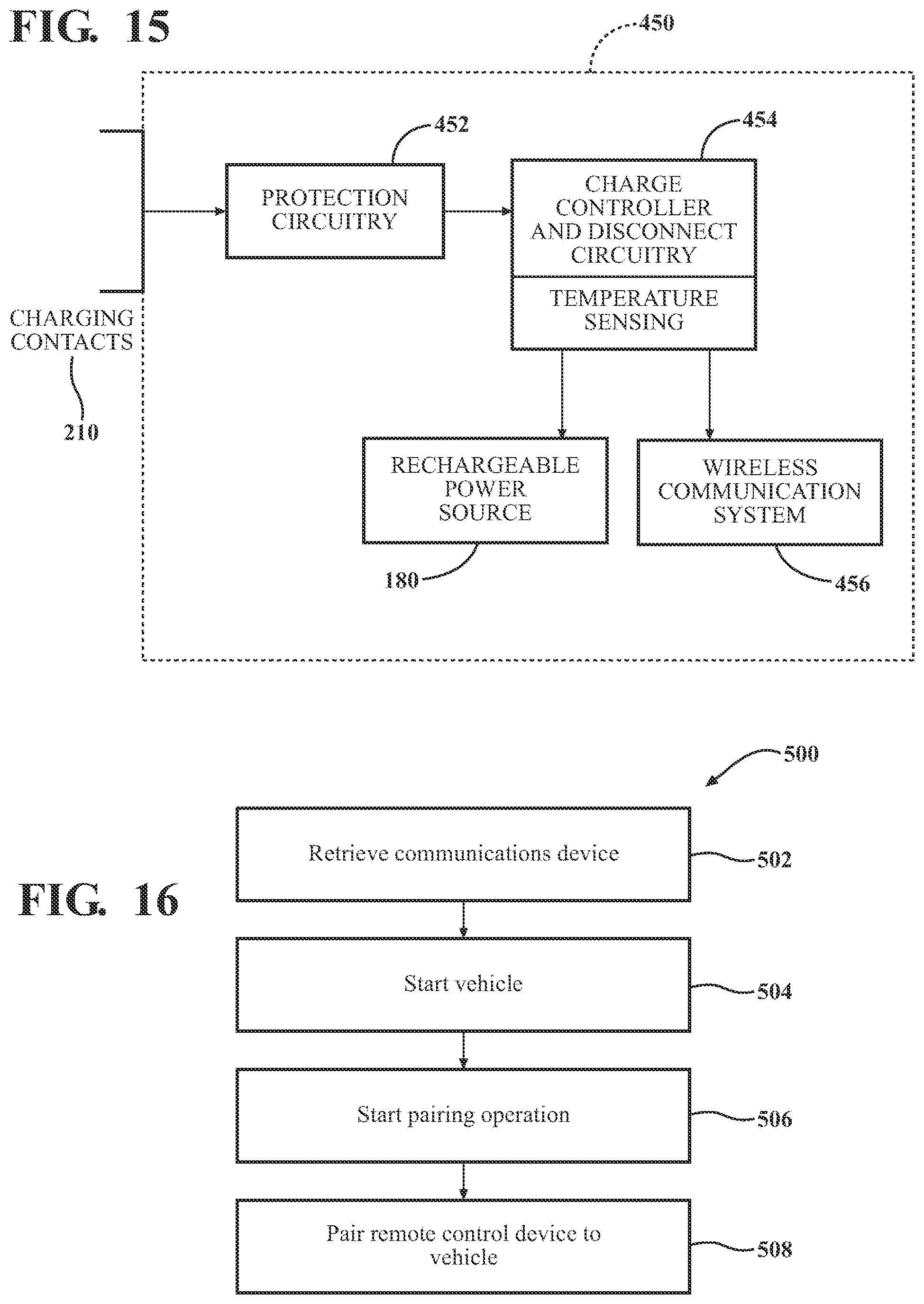 Patent US12504752 Figure 10 – On-board charging station for a remote control device