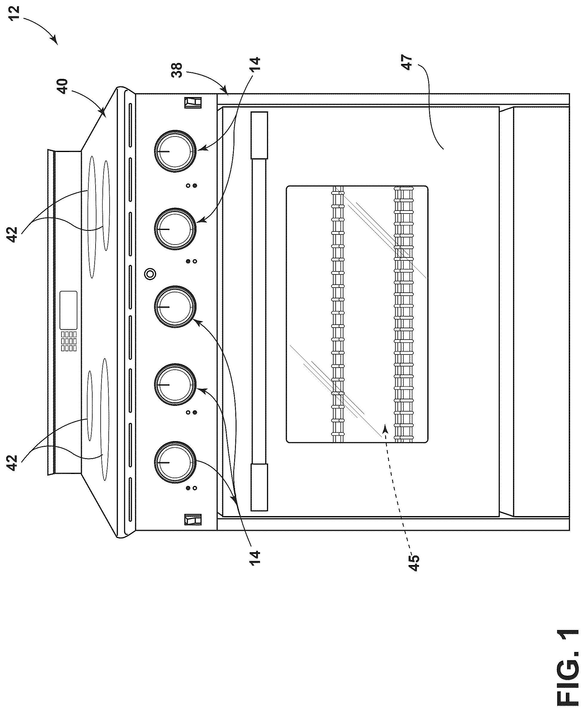 Patent US12504777 — Systems for interchangeable knob assemblies — Figure 1