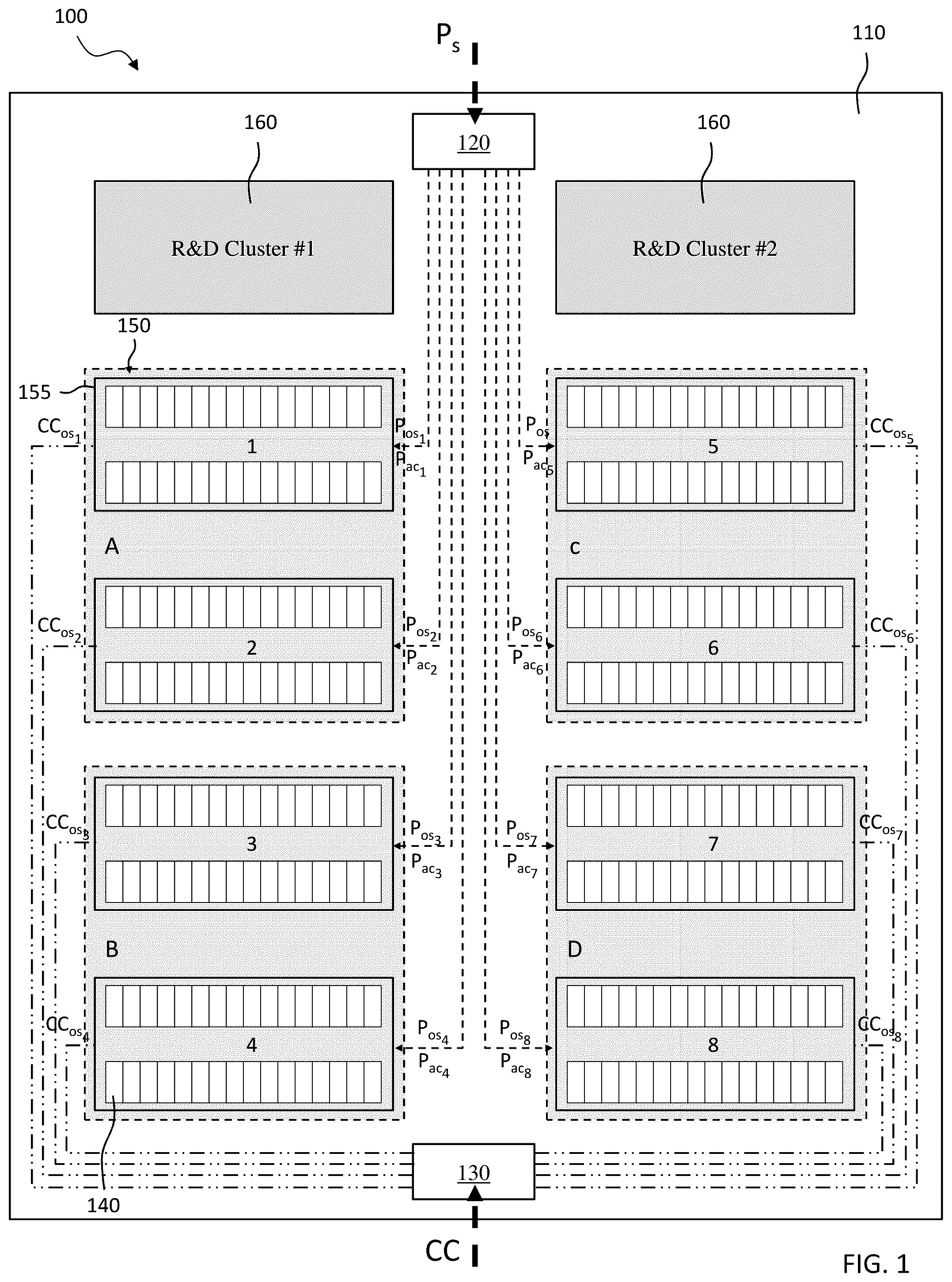 Patent US12504801 — Intelligent data center — Figure 1