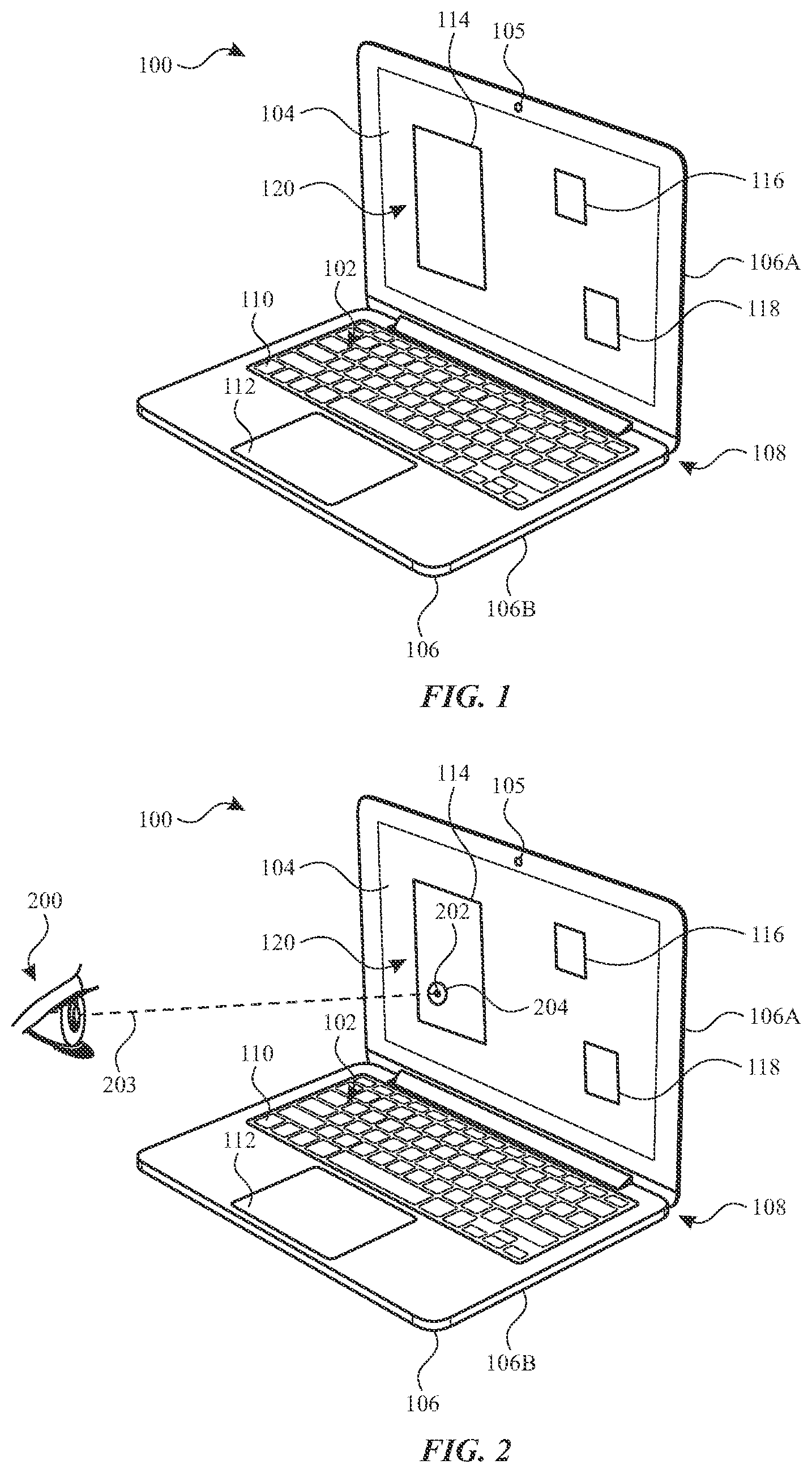 Patent US12504809 — Gaze-based control — Figure 1