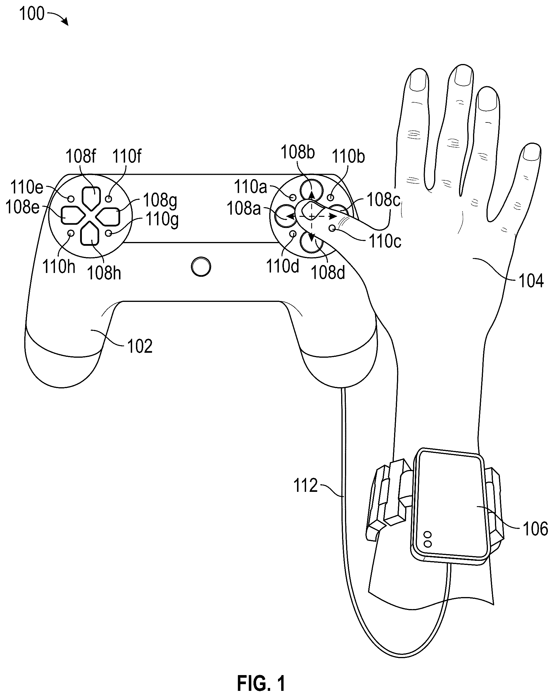 Patent US12504819 — Systems and methods for an improved input device — Figure 1