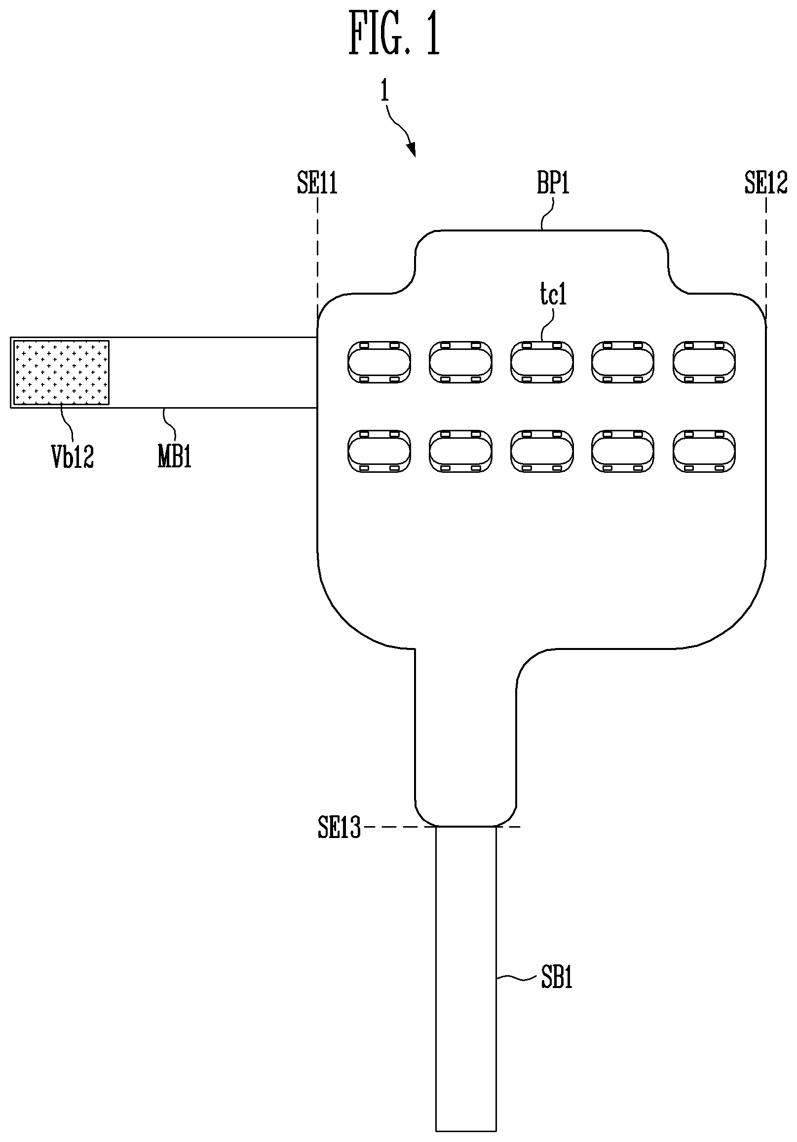 Patent US12504825 — Tactile stimulation providing device — Figure 1
