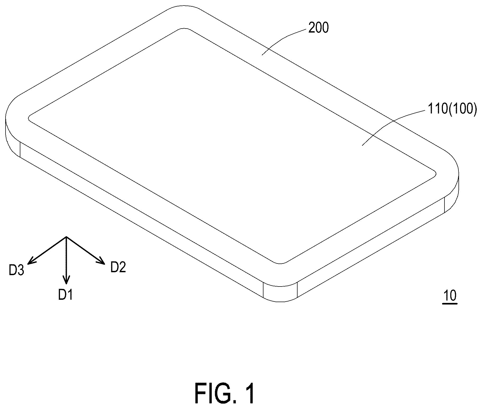 Patent US12504837 — Touch device and input device — Figure 1