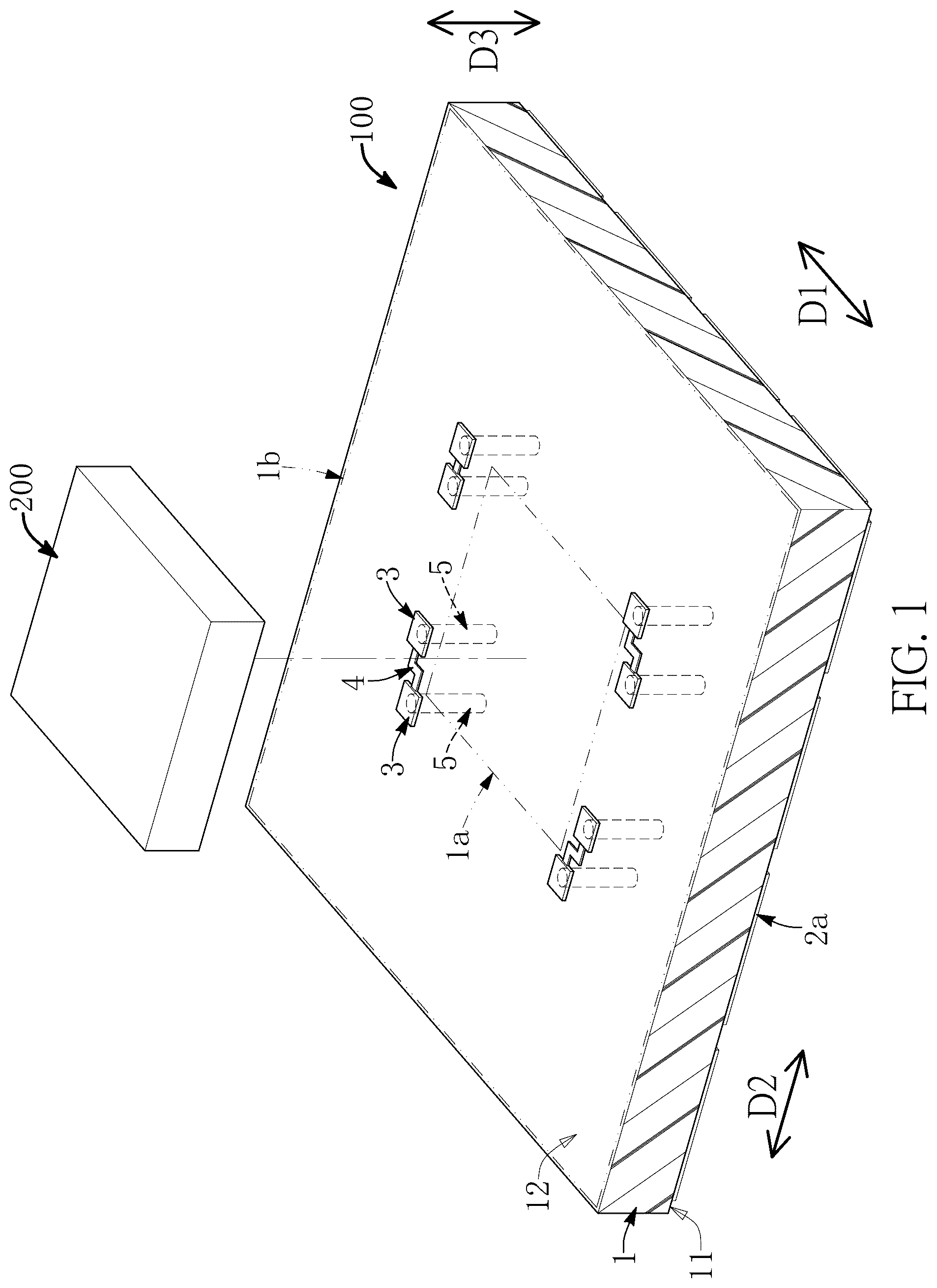 Patent US12504856 Figure 1 – Circuit carrier