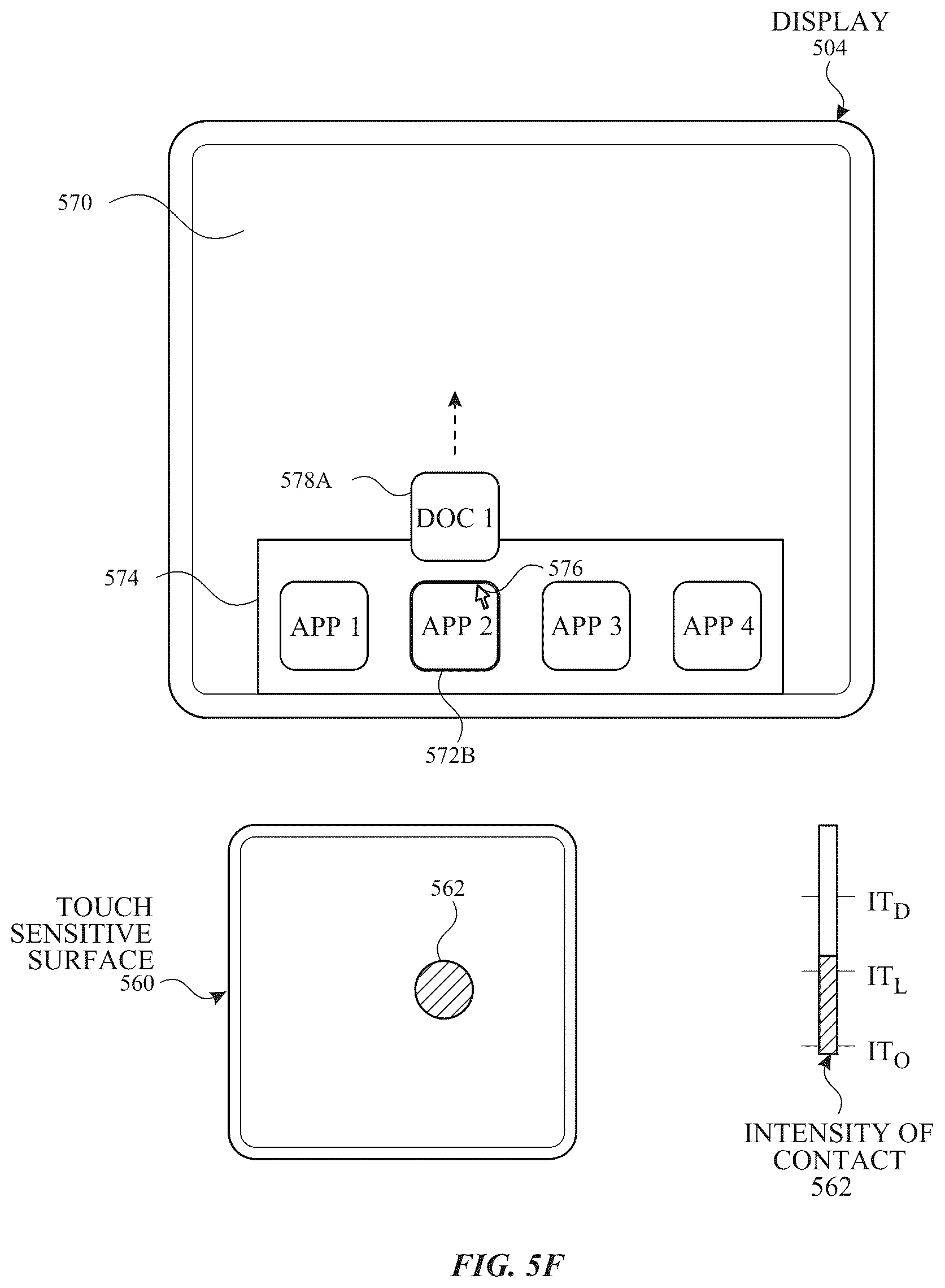 Patent US12504860 Figure 12 – User interfaces for controlling an insertion marker