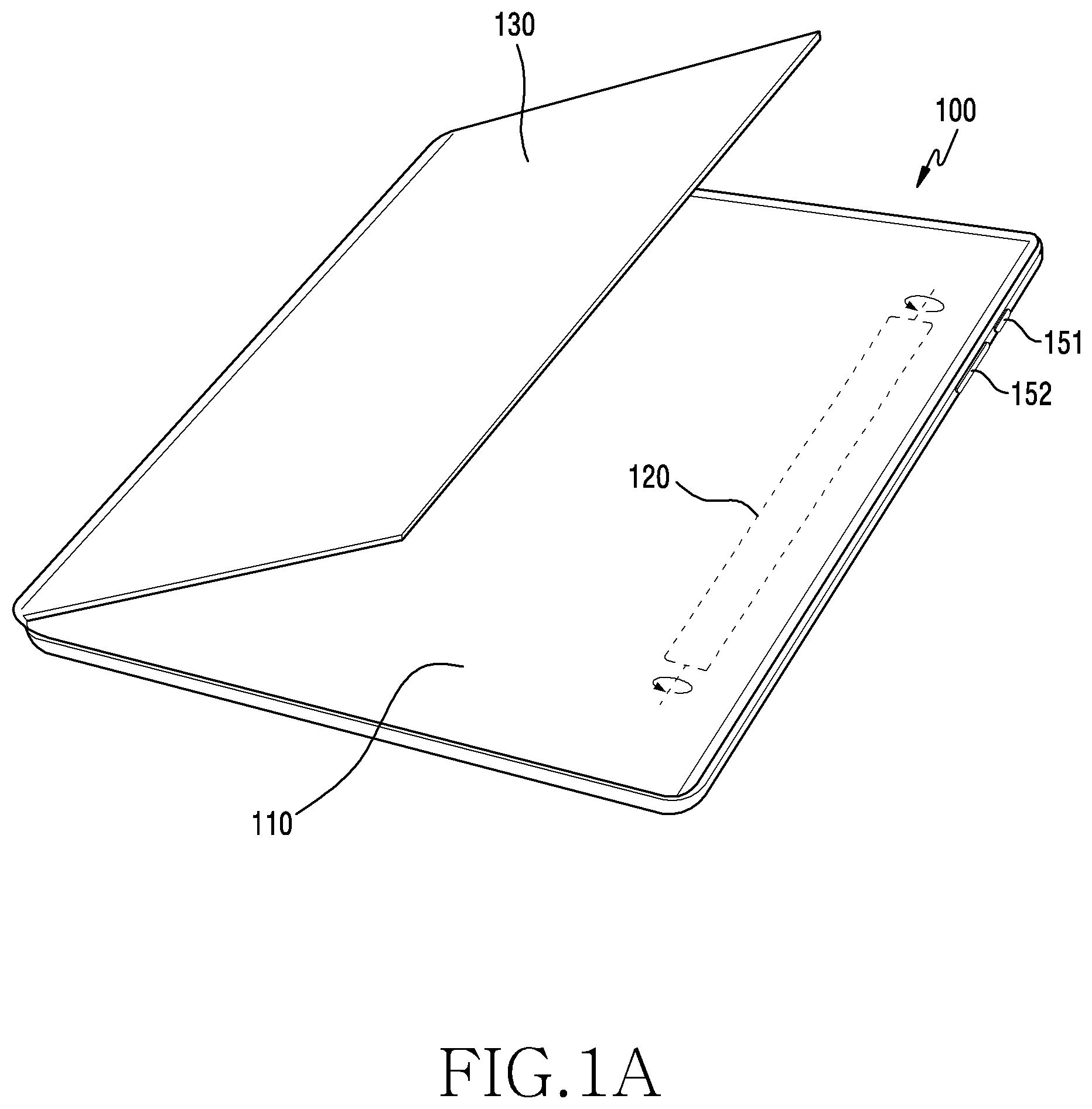 Patent US12504872 — Method for controlling flexible display and electronic device thereof — Figure 1