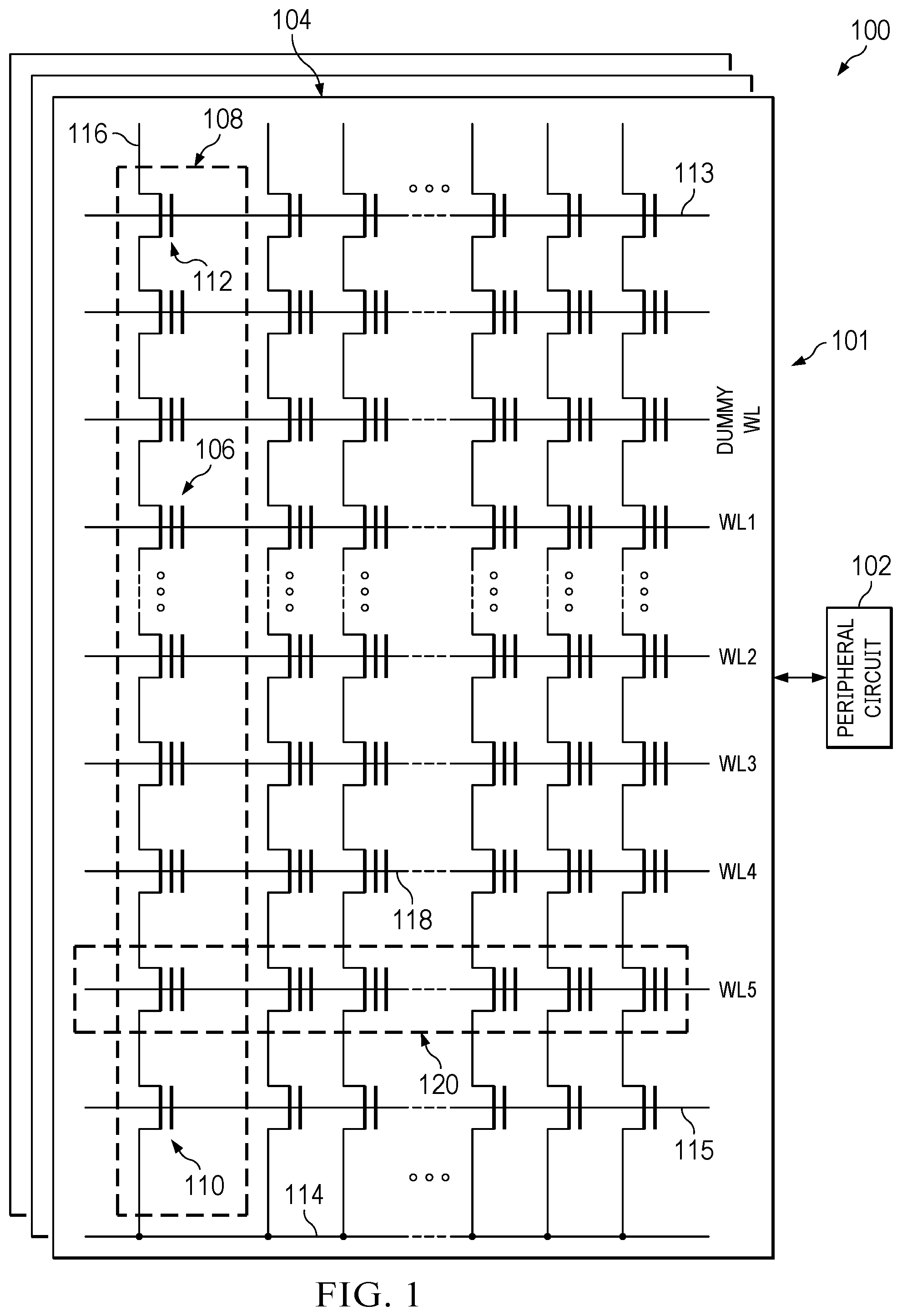 Patent US12504887 — Erase and program operations for memory devices having multiple storage modes — Figure 1