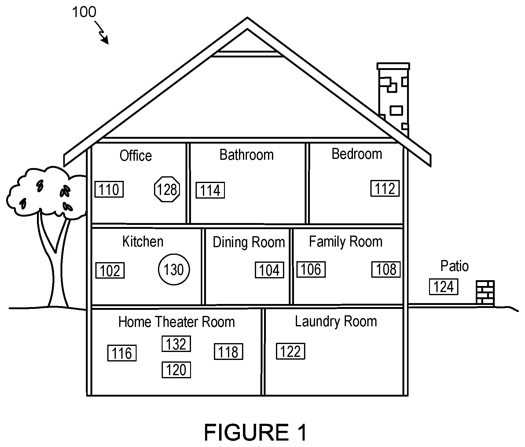 Patent US12504946 — Playback transfer in a media playback system — Figure 1