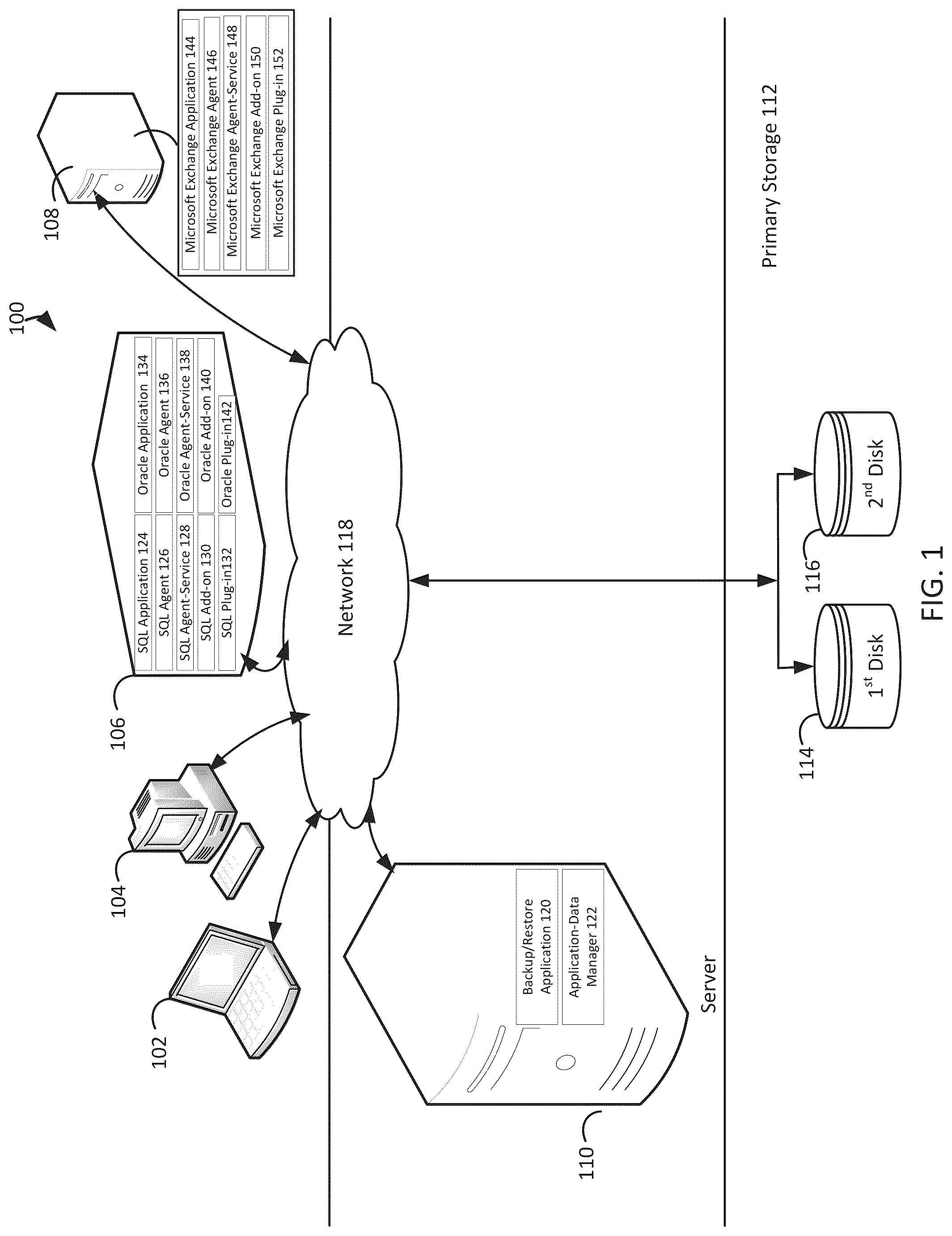 Patent US12504962 — Updating application hosts in a cluster — Figure 1